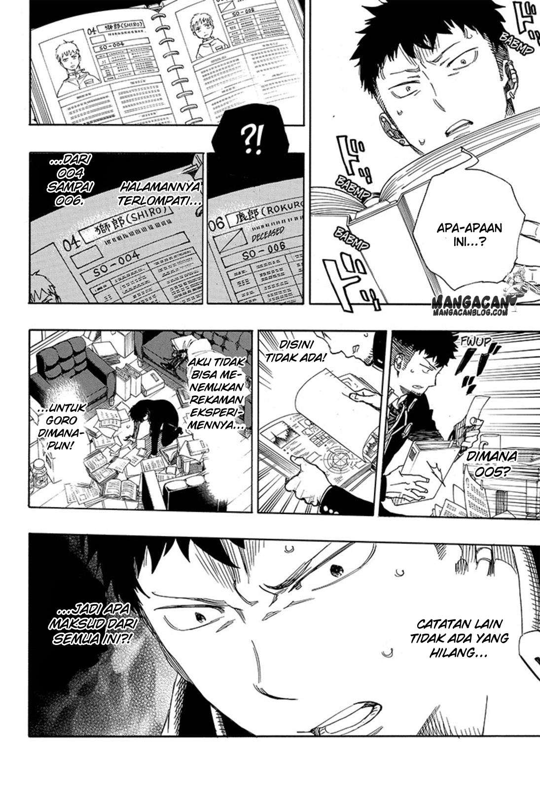 Ao no Exorcist Chapter 88 - halaman 22