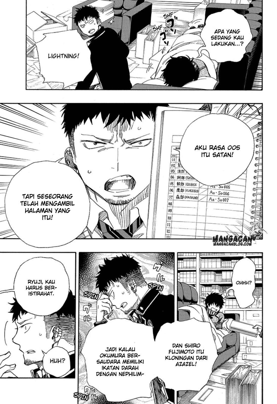 Ao no Exorcist Chapter 88 - halaman 23