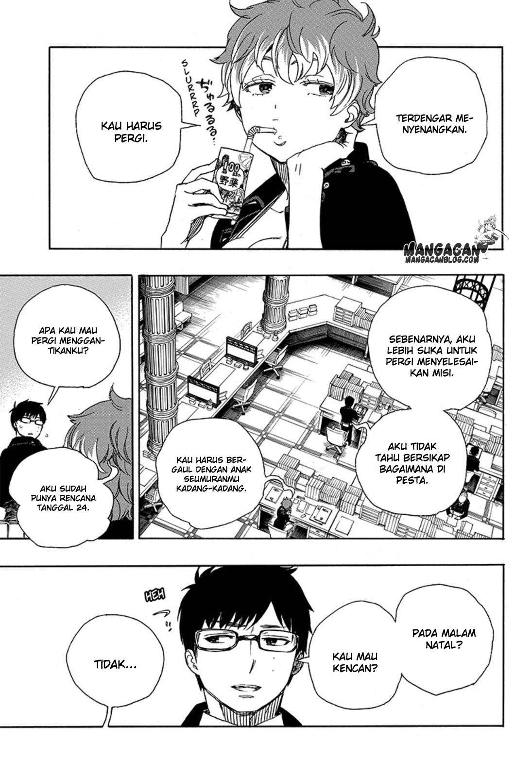 Ao no Exorcist Chapter 88 - halaman 27