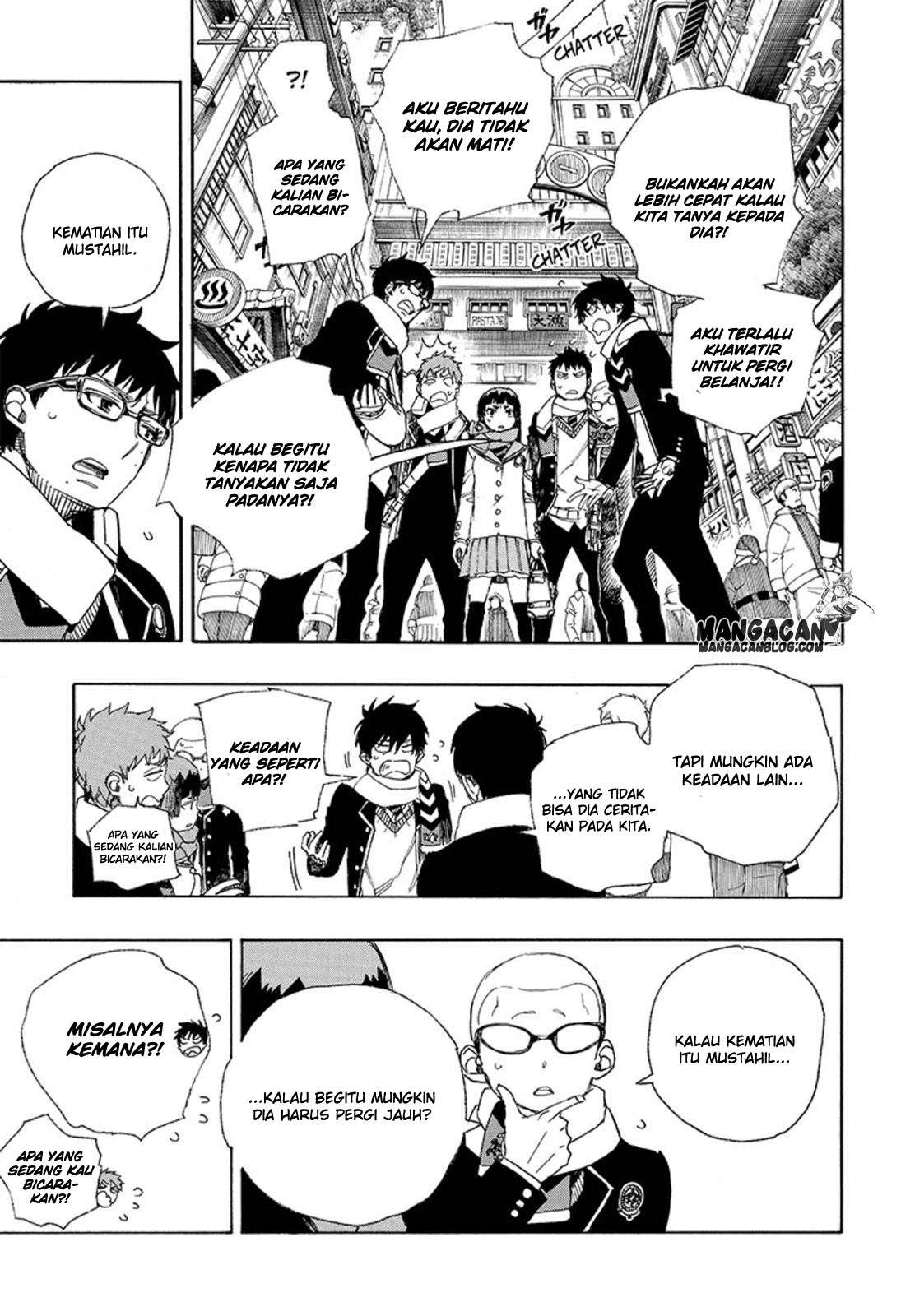 Ao no Exorcist Chapter 88 - halaman 9