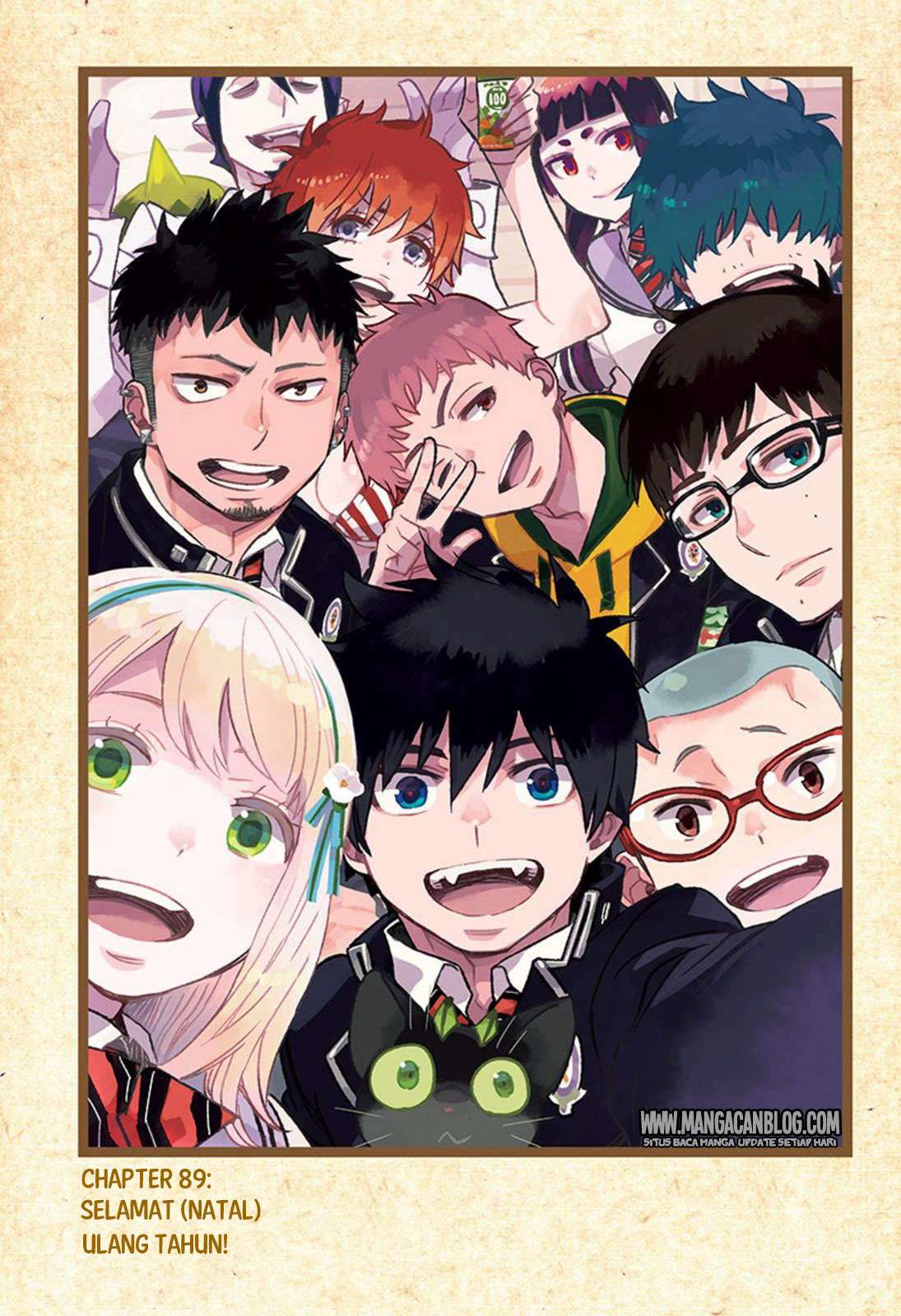 Ao no Exorcist Chapter 89 - halaman 1