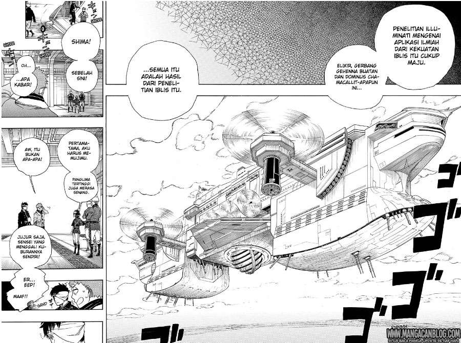 Ao no Exorcist Chapter 97 - halaman 19