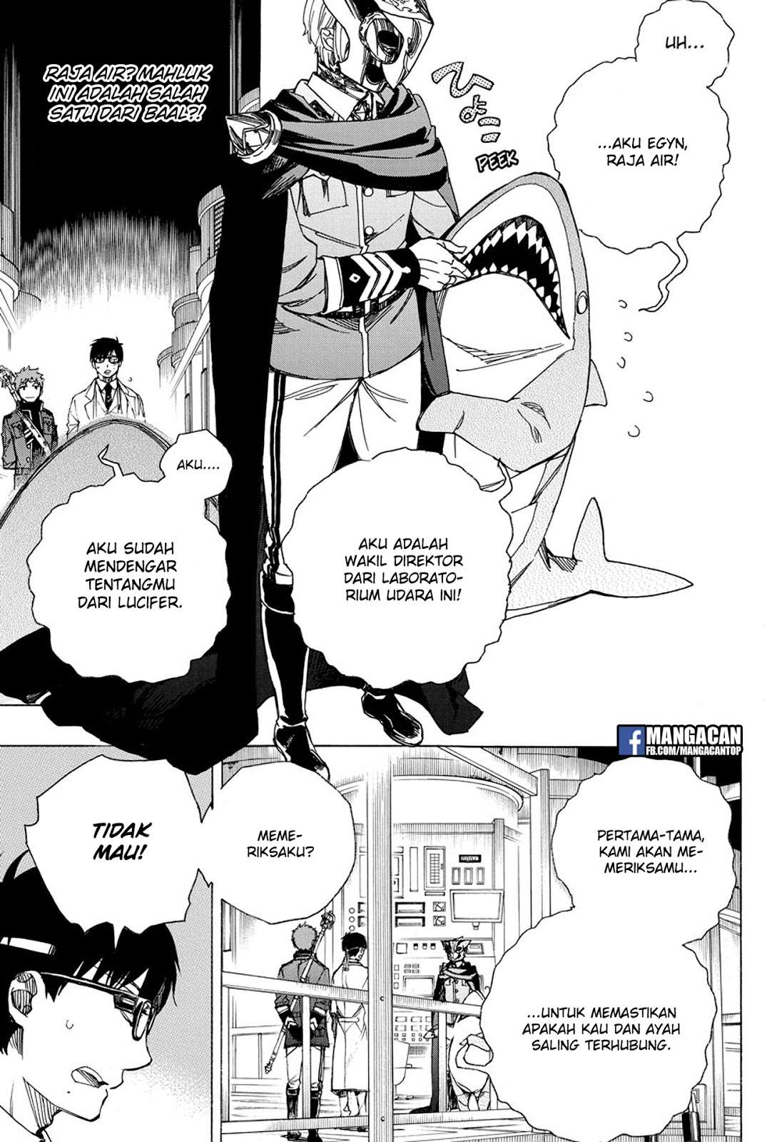 Ao no Exorcist Chapter 99.2 - halaman 16