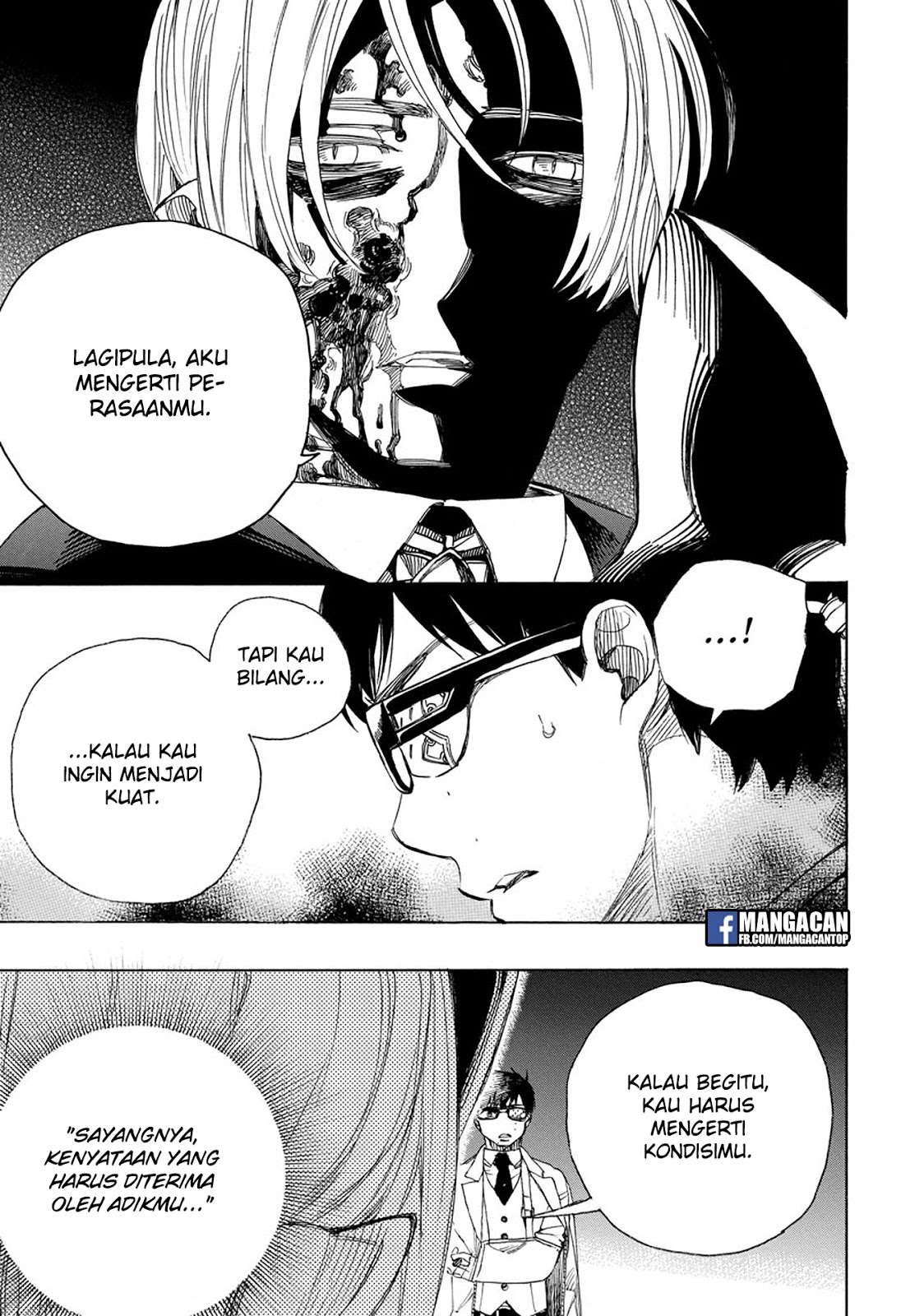 Ao no Exorcist Chapter 99.2 - halaman 17
