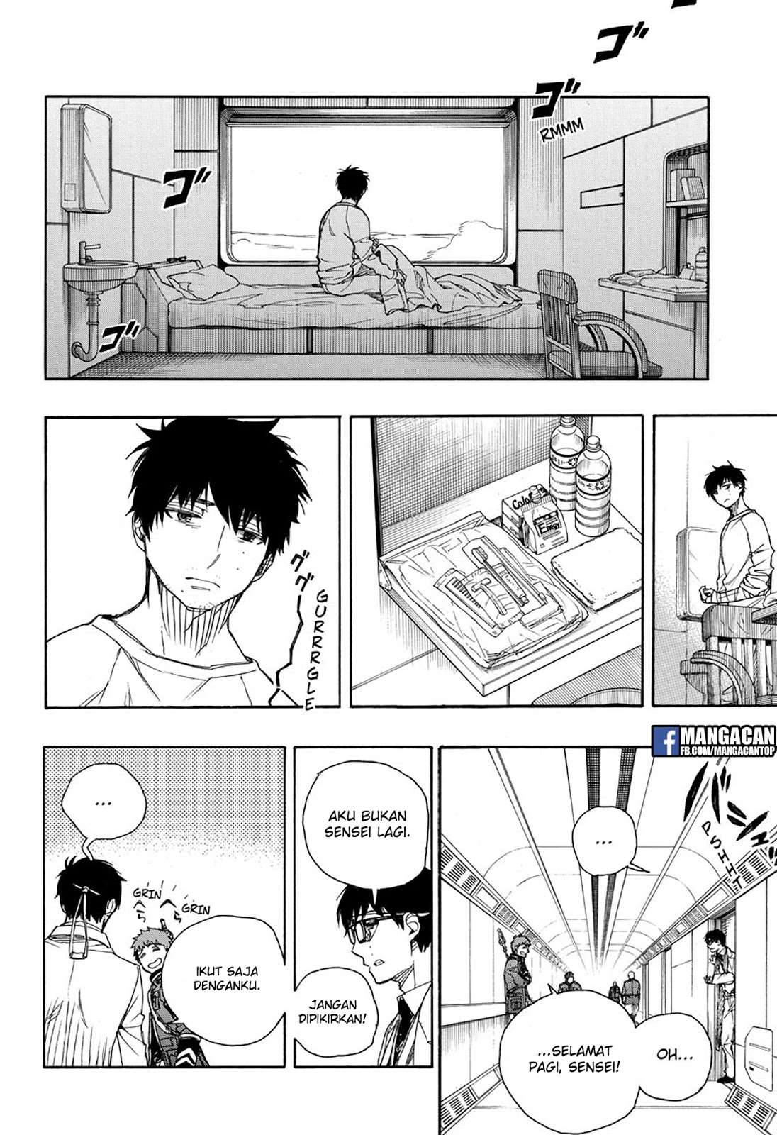 Ao no Exorcist Chapter 99.2 - halaman 19