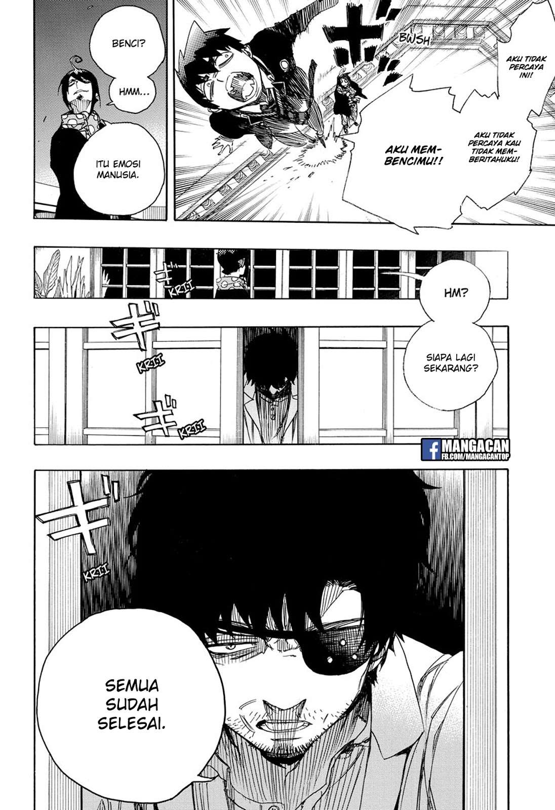 Ao no Exorcist Chapter 99.2 - halaman 8