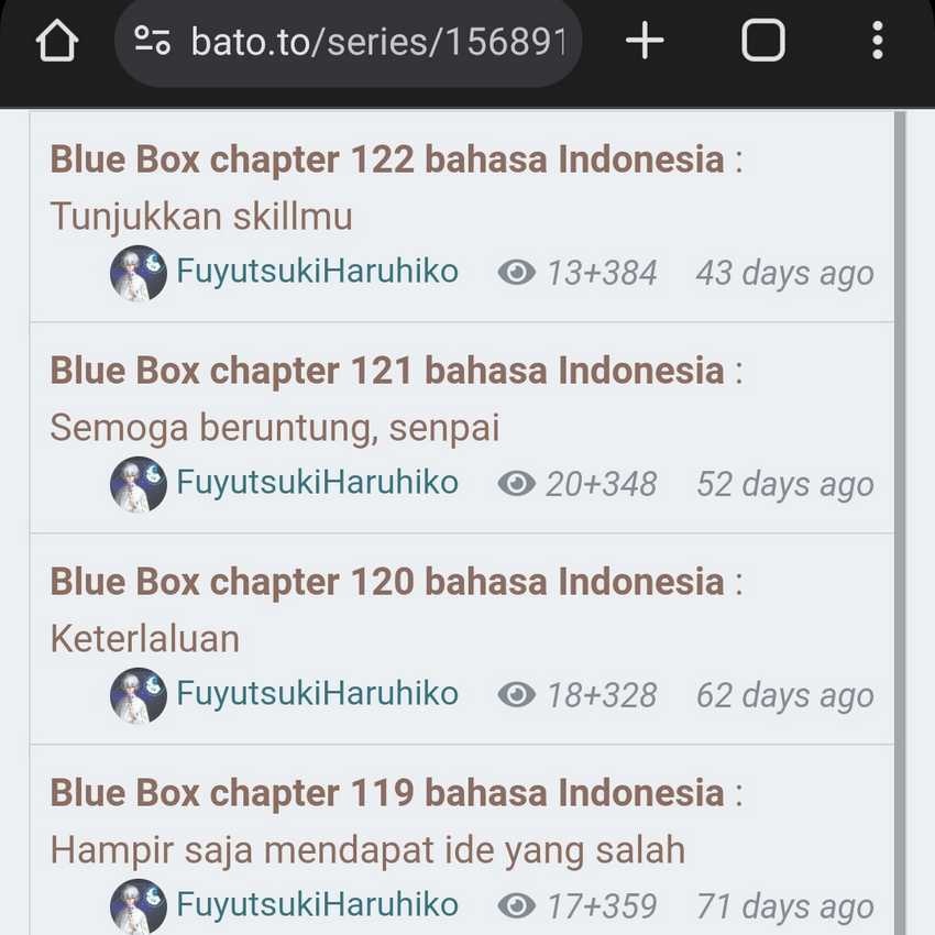 Ao no Hako Chapter 121 - halaman 21