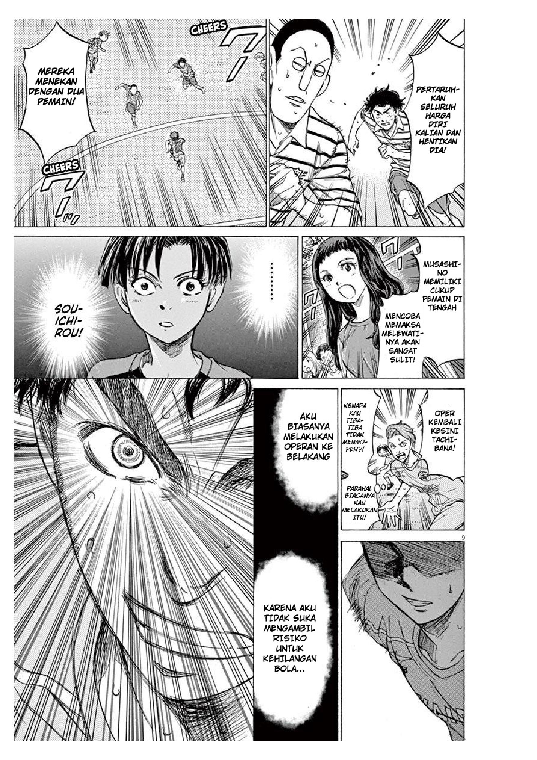 Aoashi Chapter 100 - halaman 10