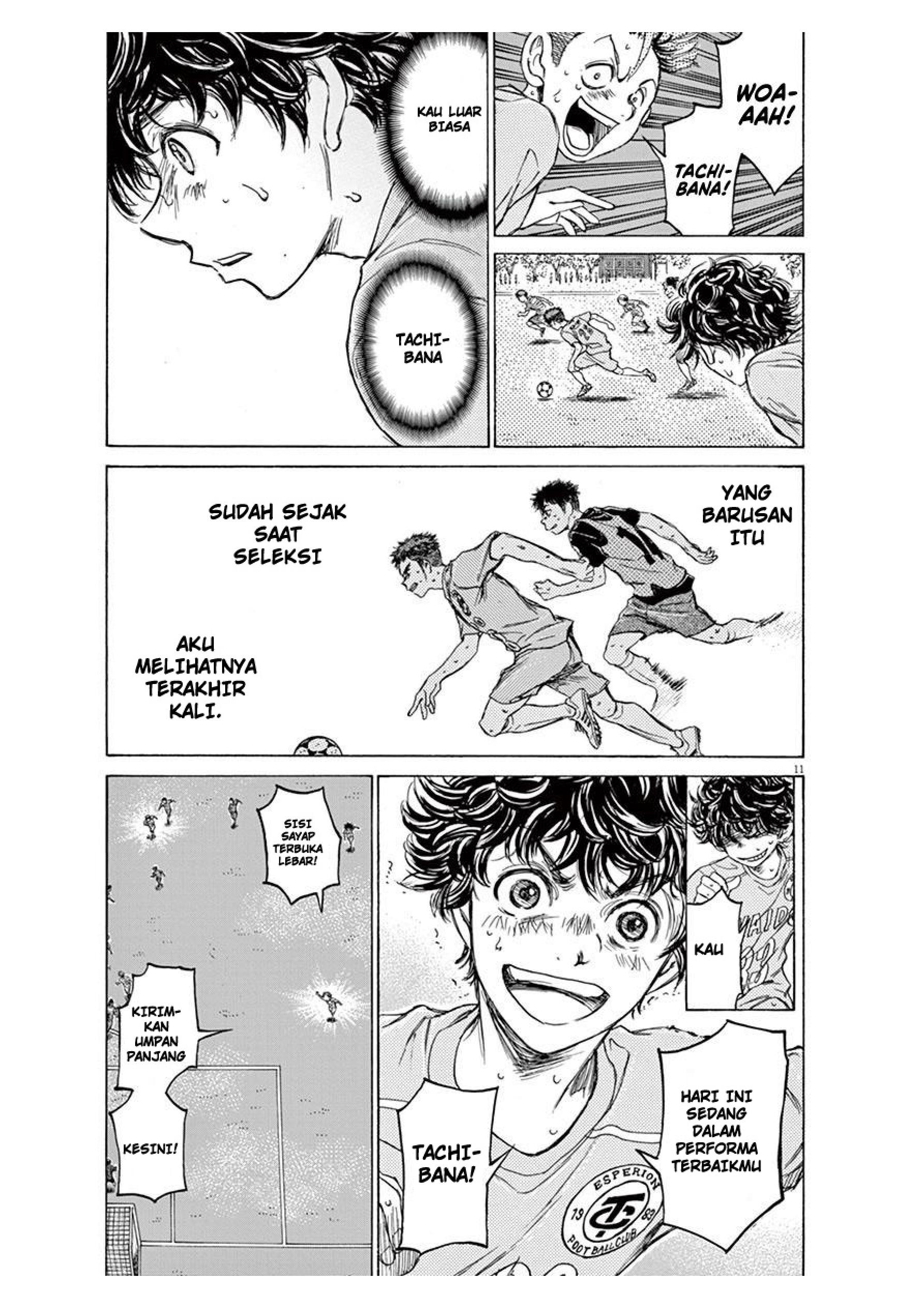 Aoashi Chapter 100 - halaman 12