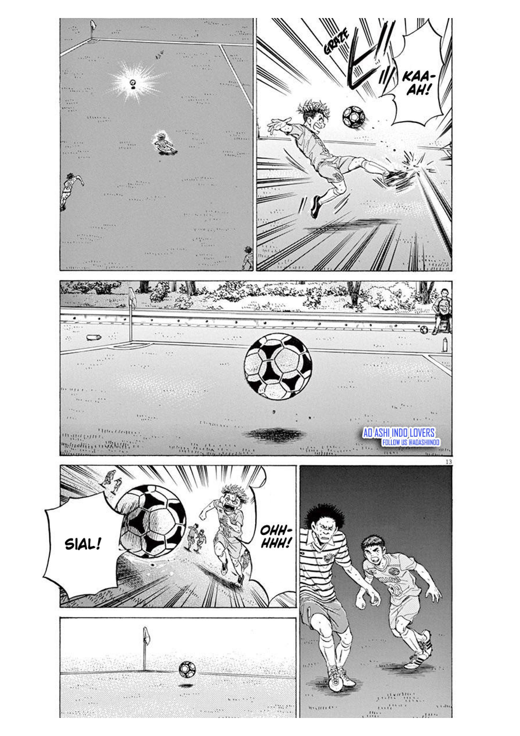 Aoashi Chapter 100 - halaman 14