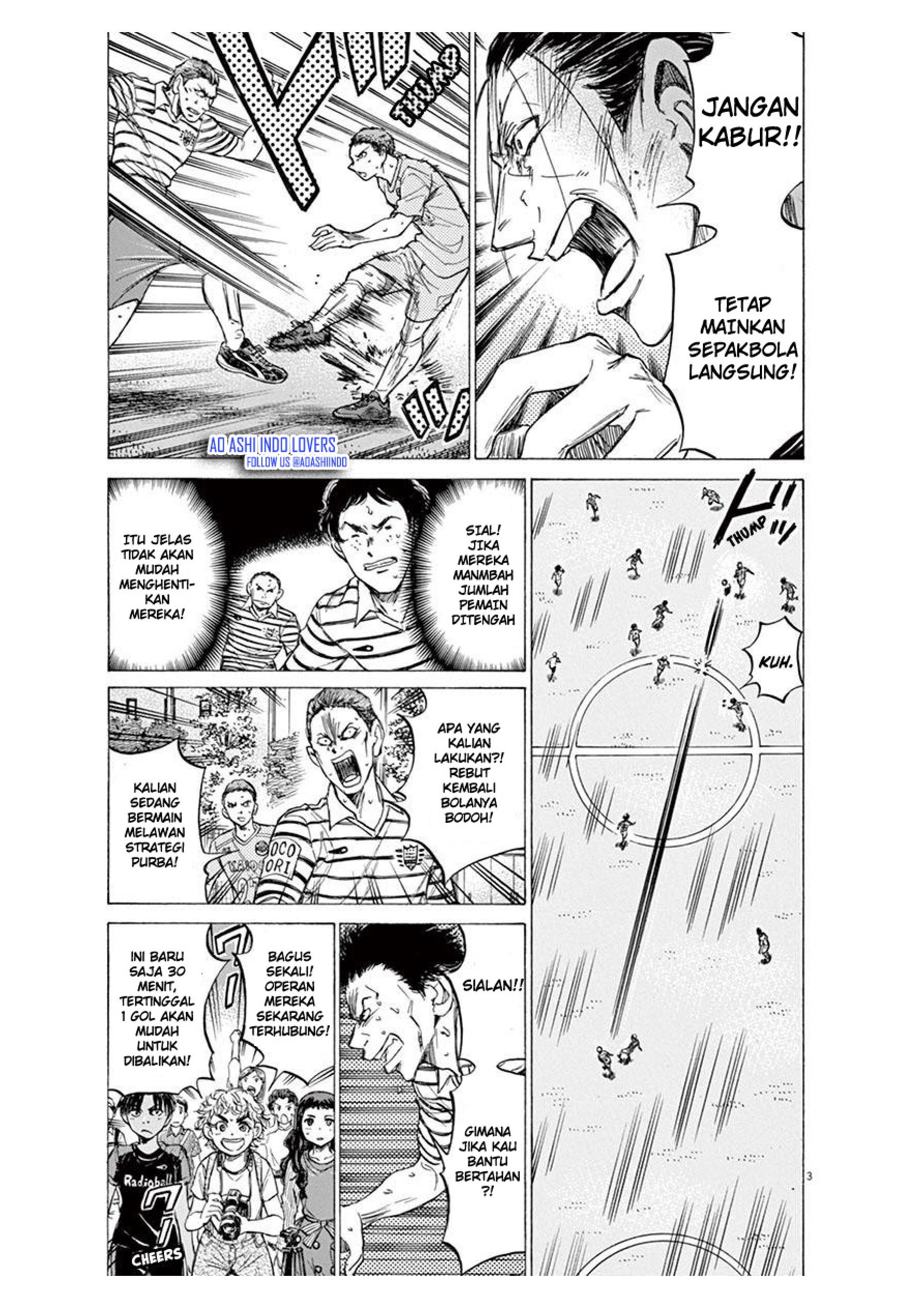 Aoashi Chapter 100 - halaman 4