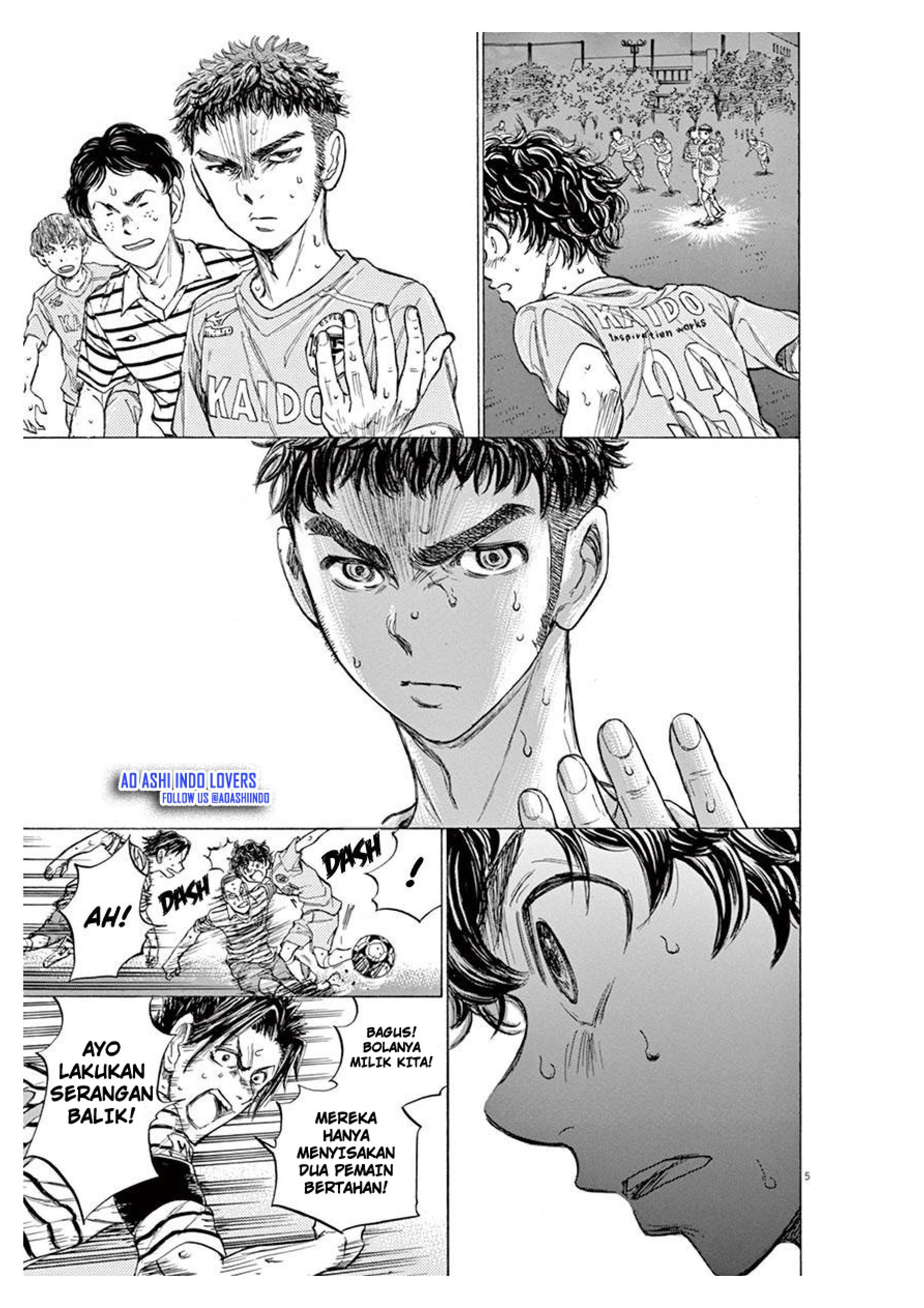 Aoashi Chapter 100 - halaman 6