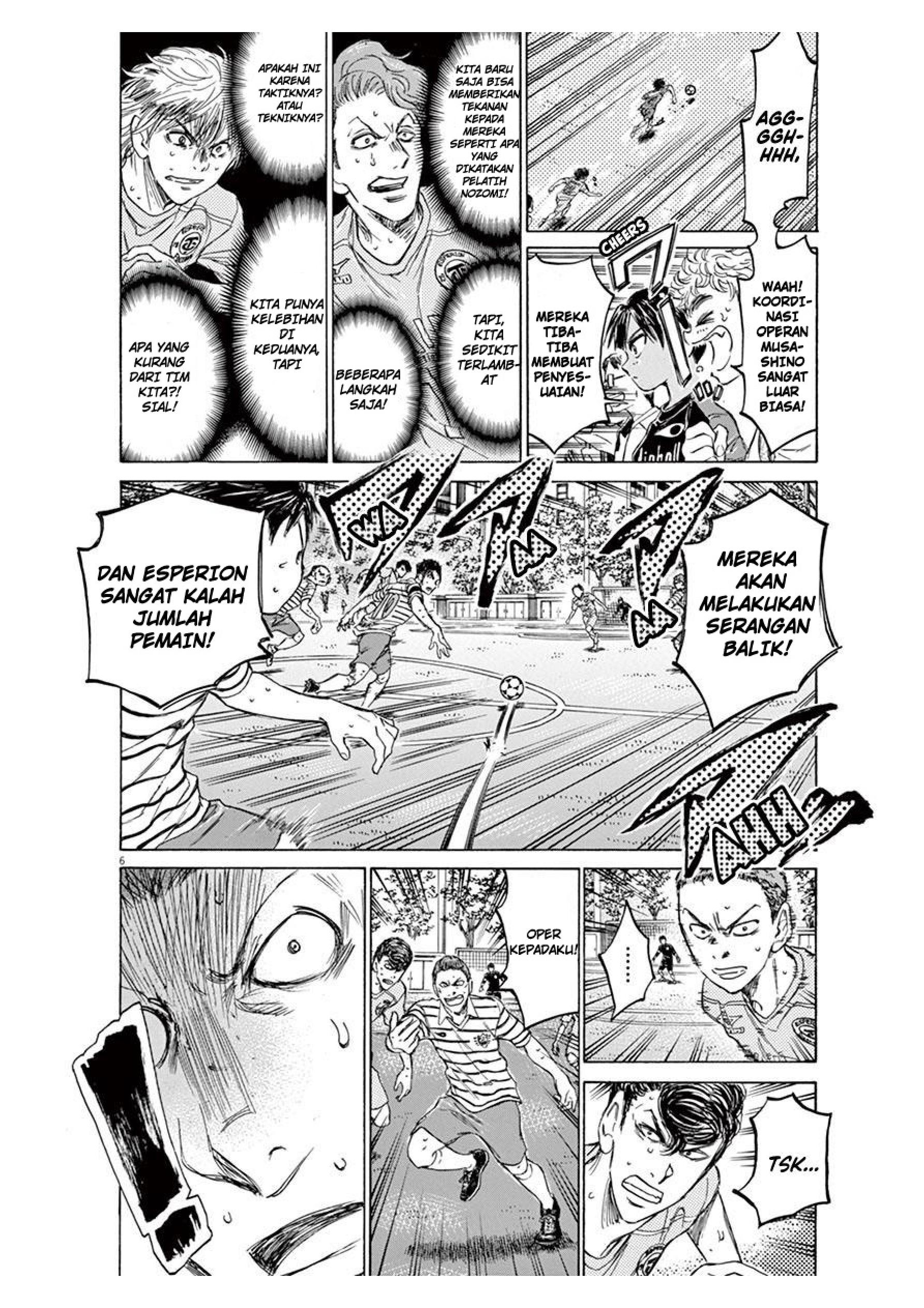 Aoashi Chapter 100 - halaman 7