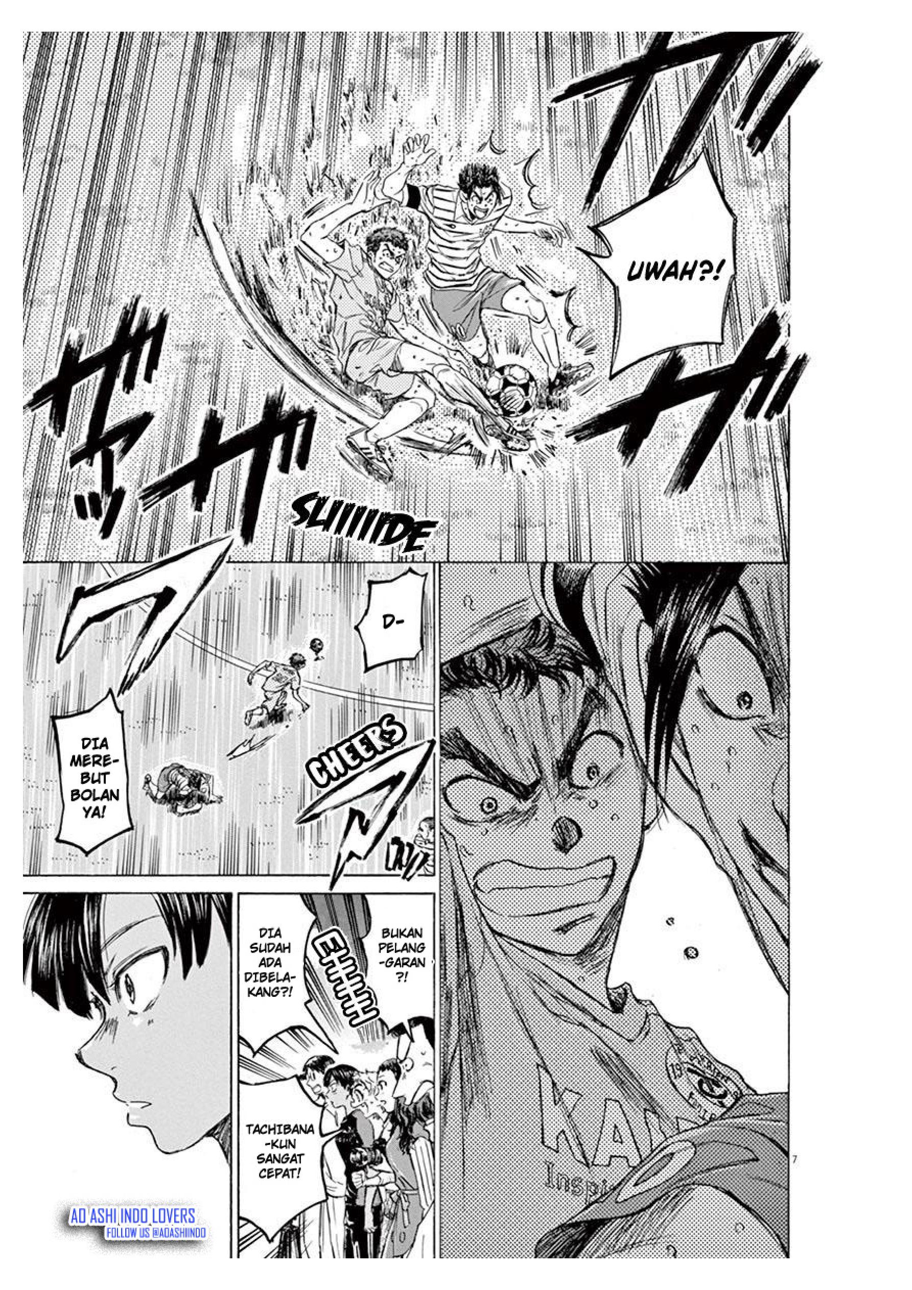 Aoashi Chapter 100 - halaman 8