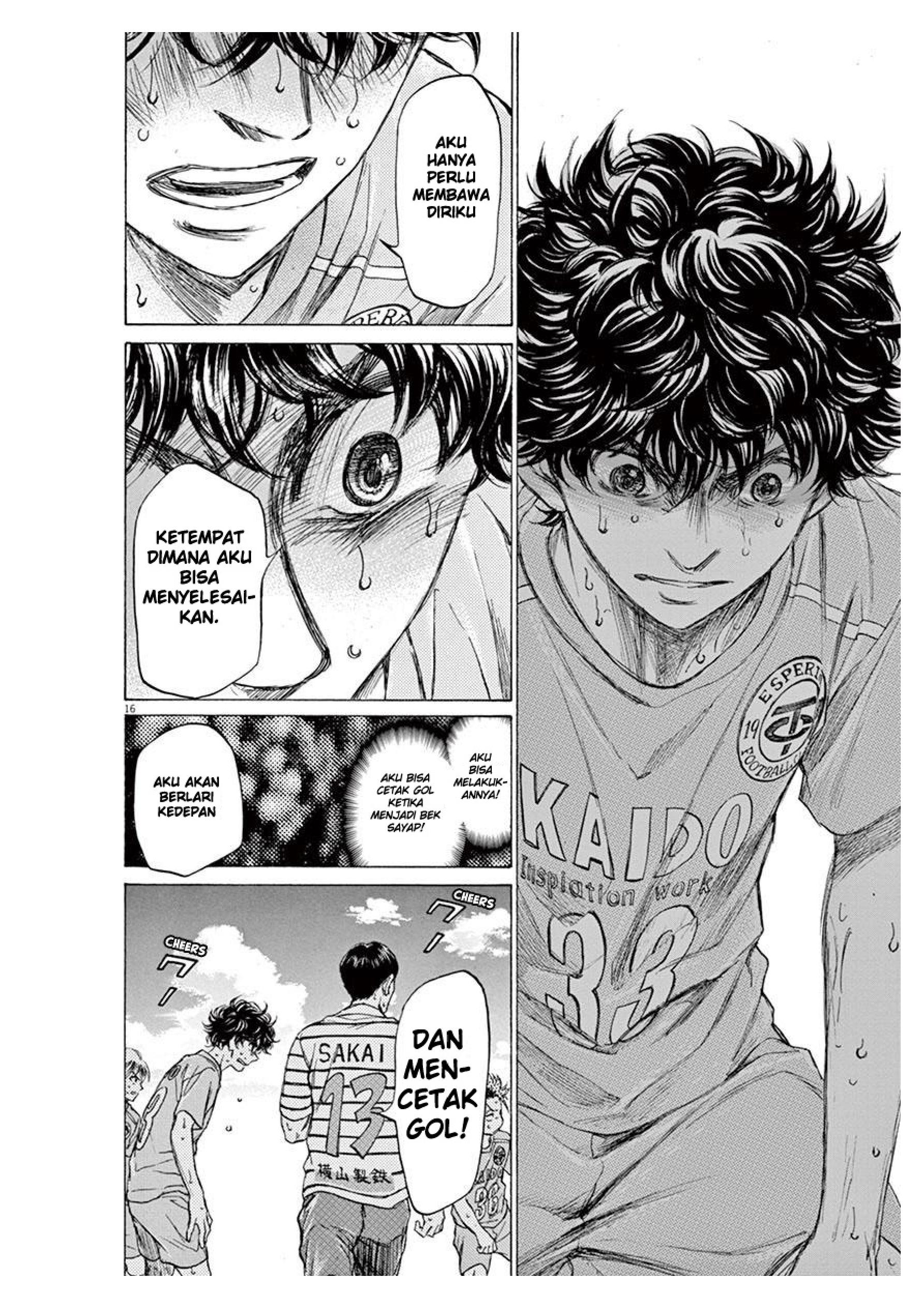 Aoashi Chapter 102 - halaman 16