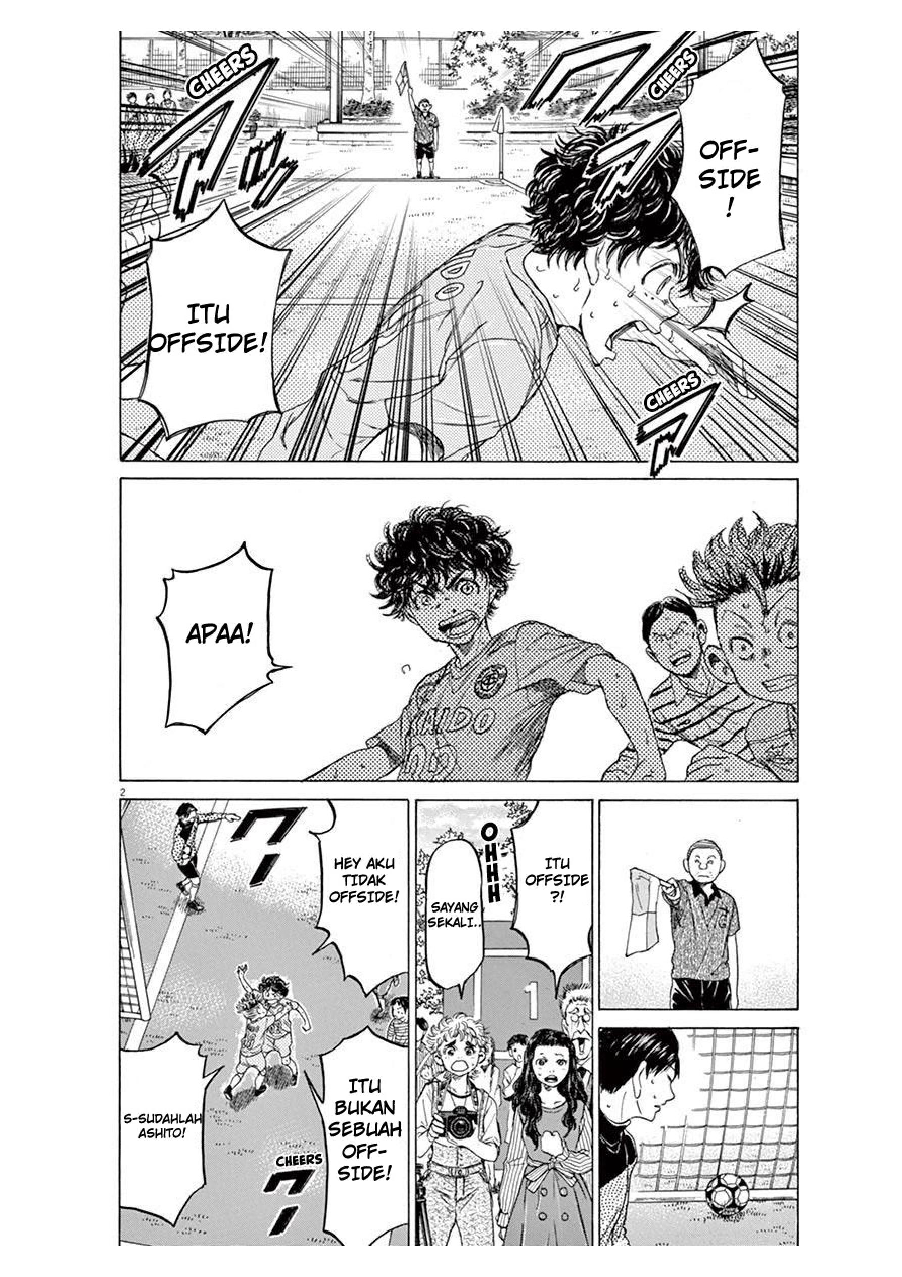 Aoashi Chapter 102 - halaman 2