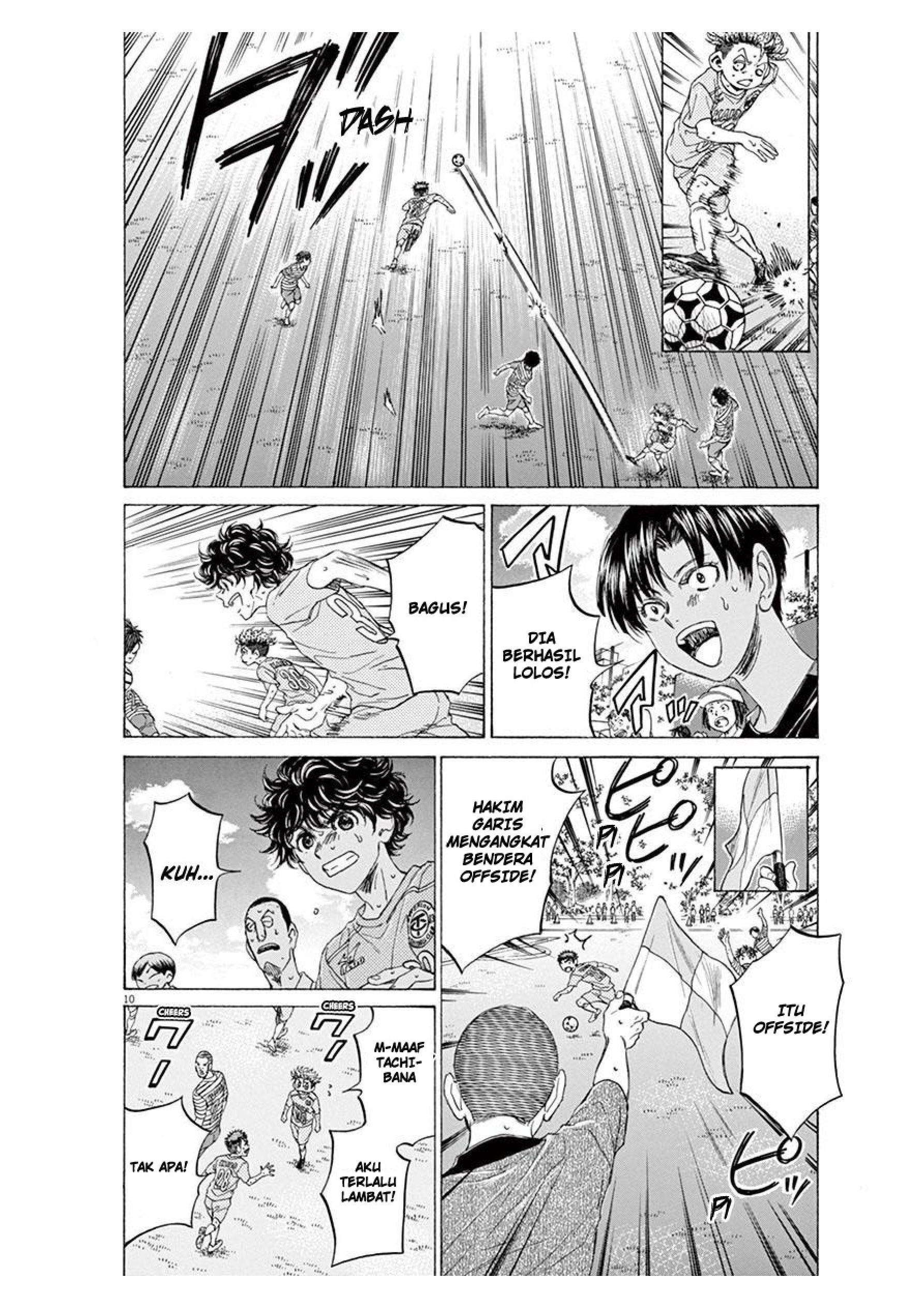 Aoashi Chapter 103 - halaman 10