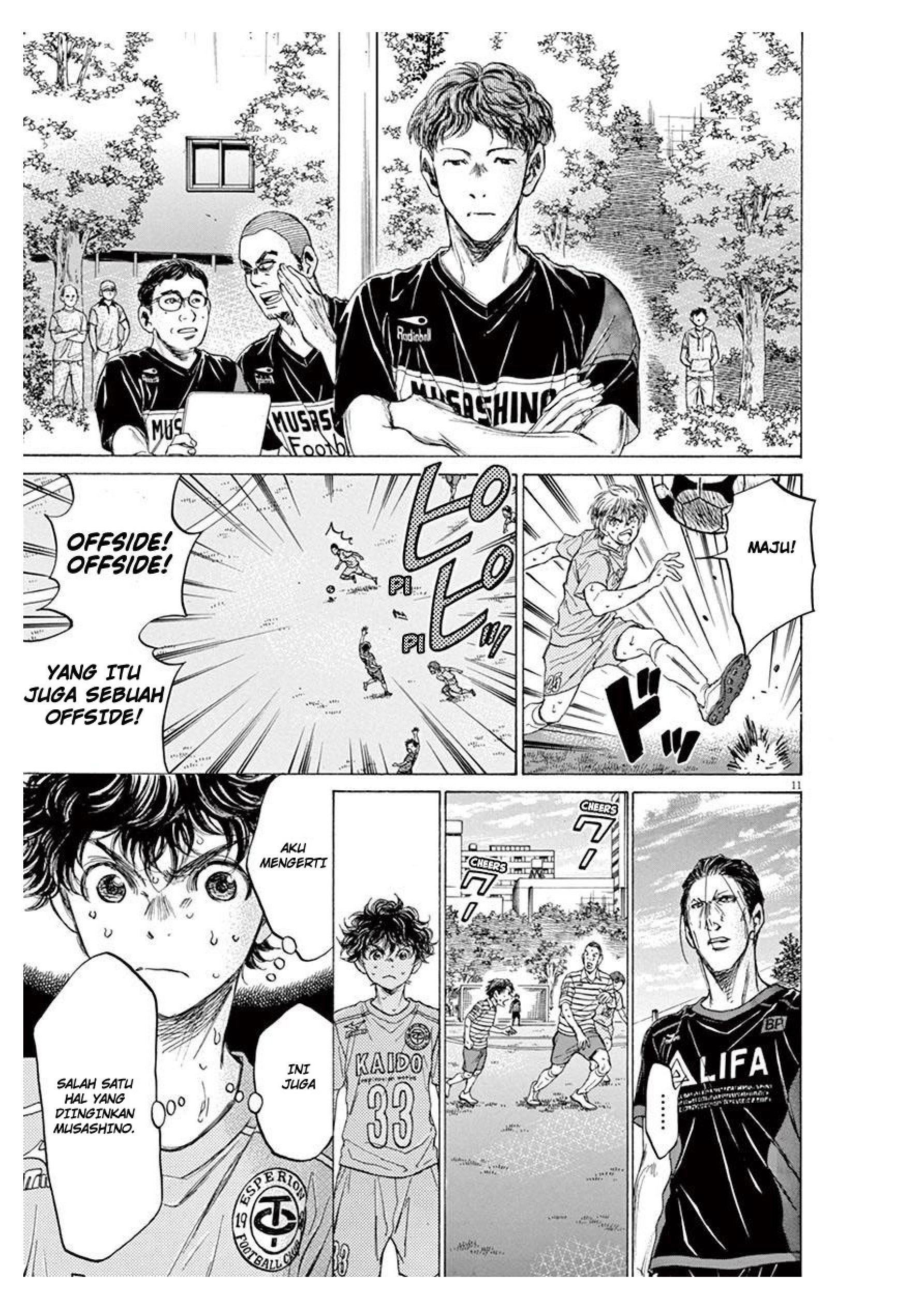 Aoashi Chapter 103 - halaman 11