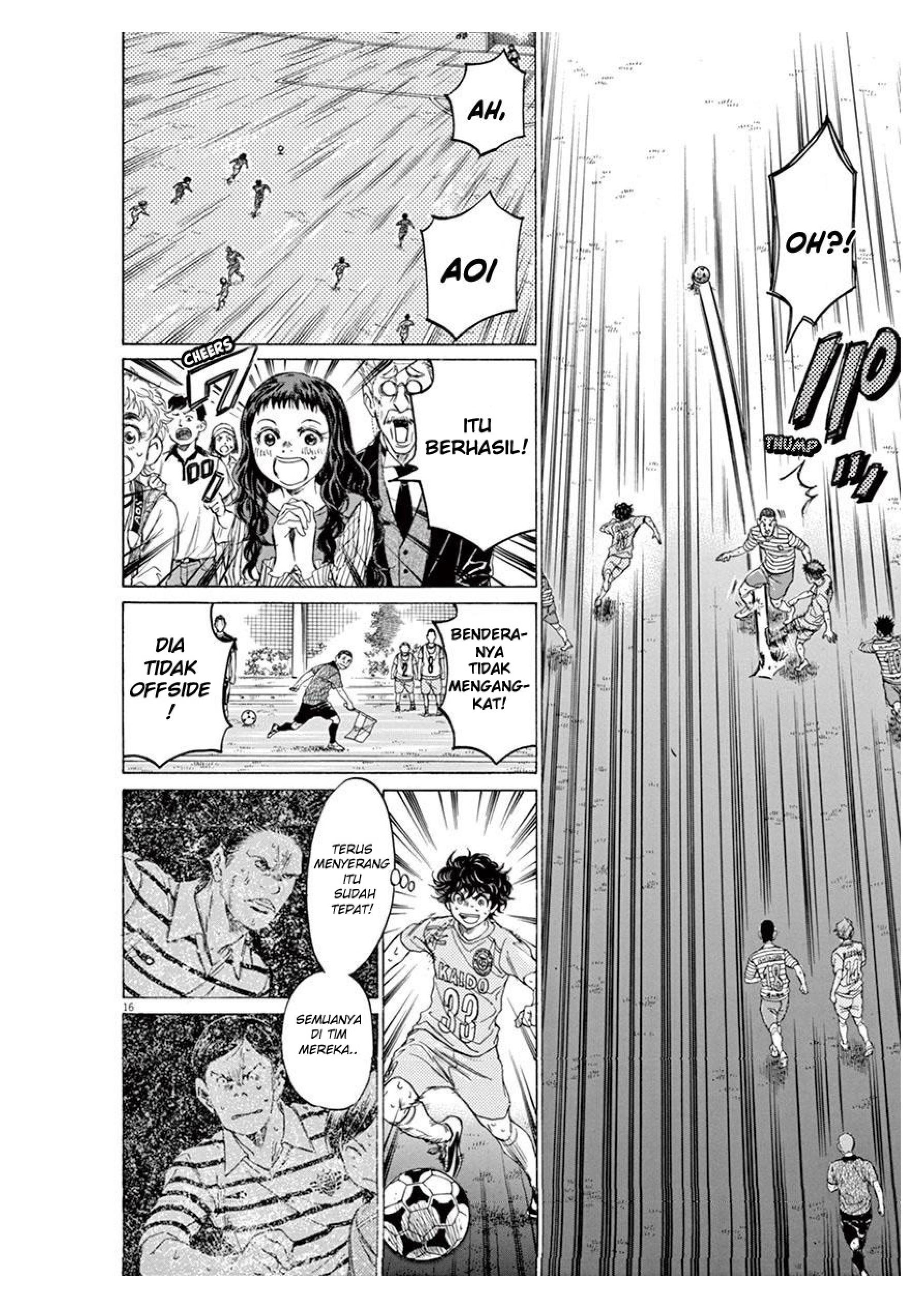 Aoashi Chapter 103 - halaman 16
