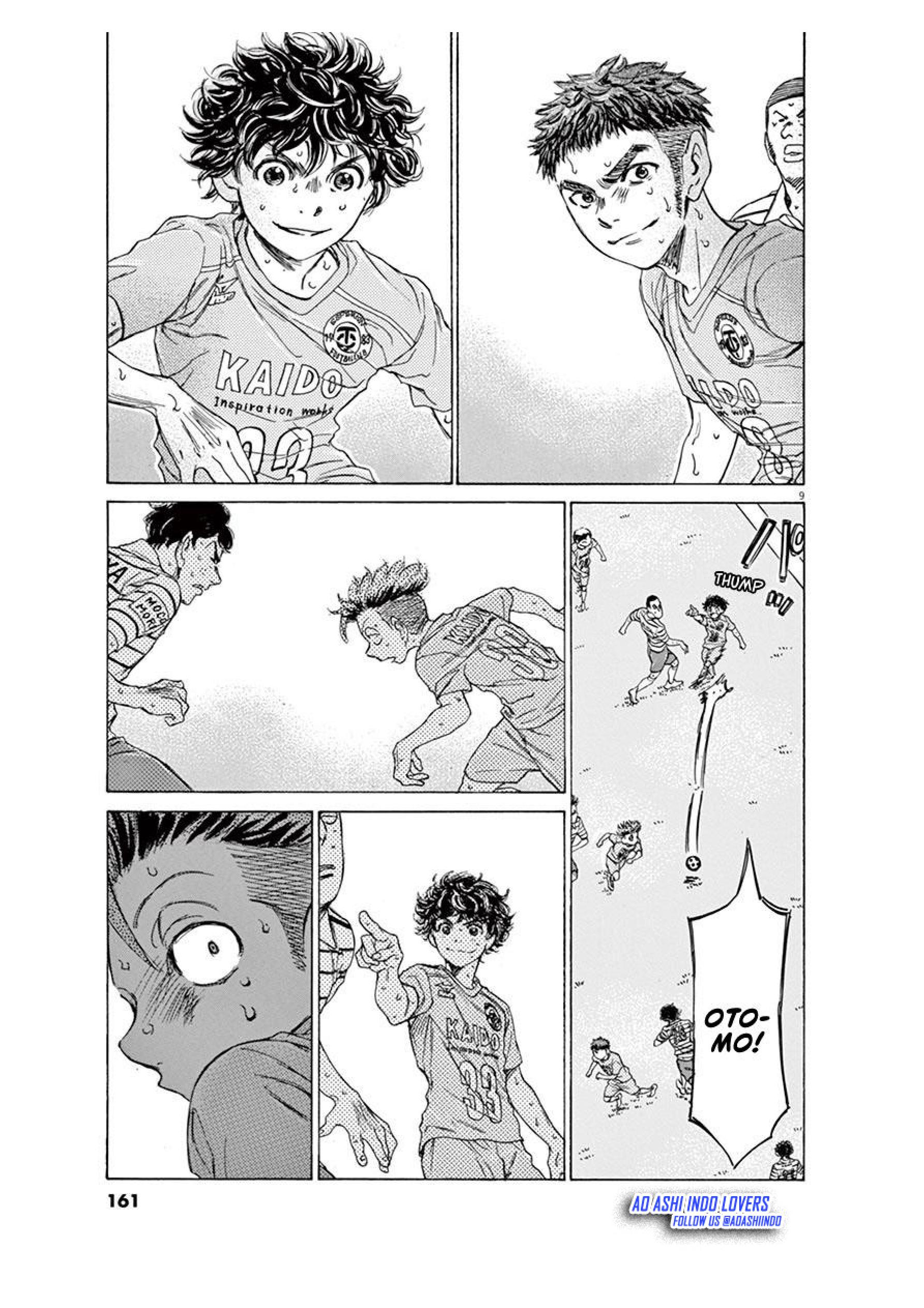 Aoashi Chapter 103 - halaman 9
