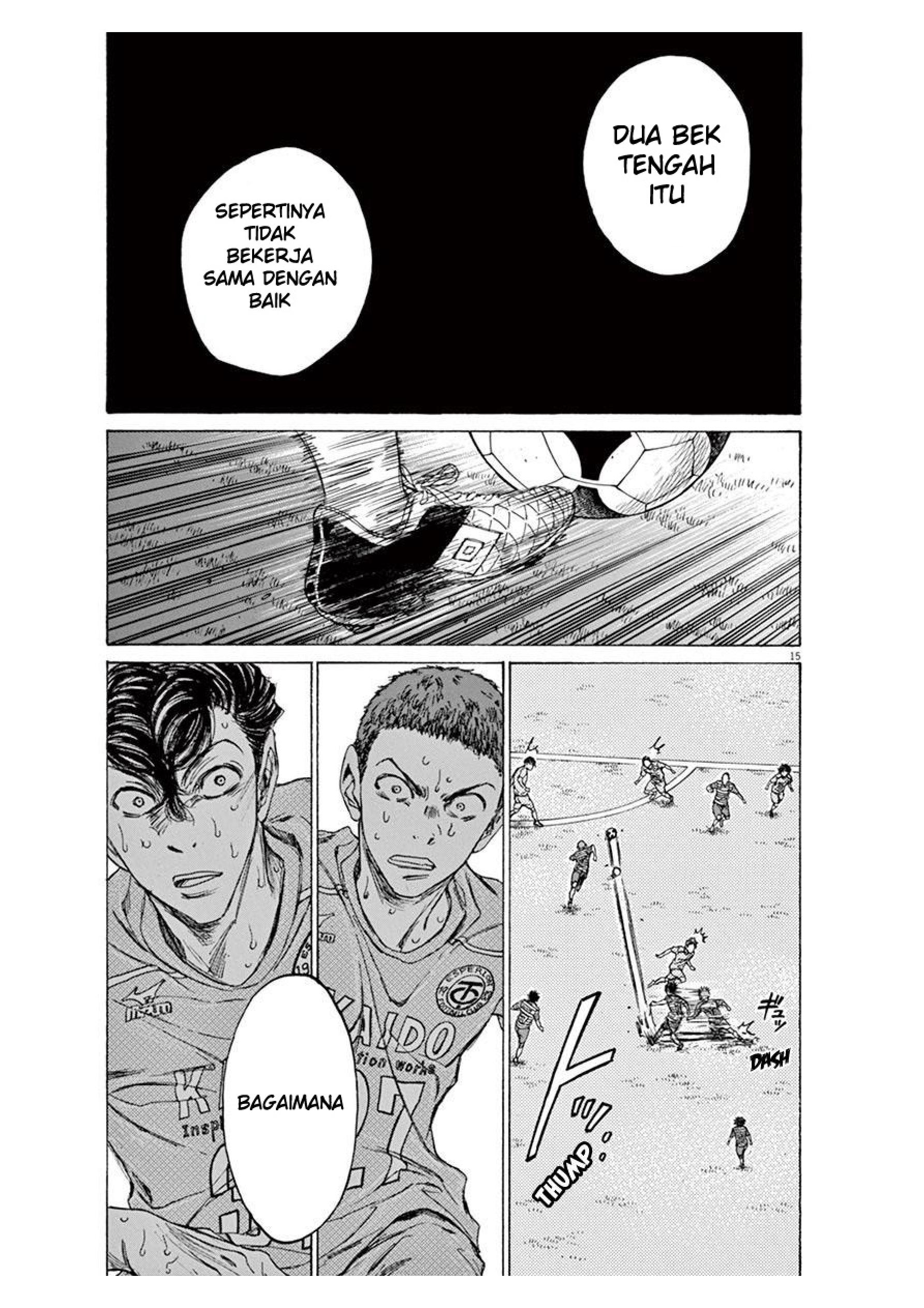 Aoashi Chapter 104 - halaman 15