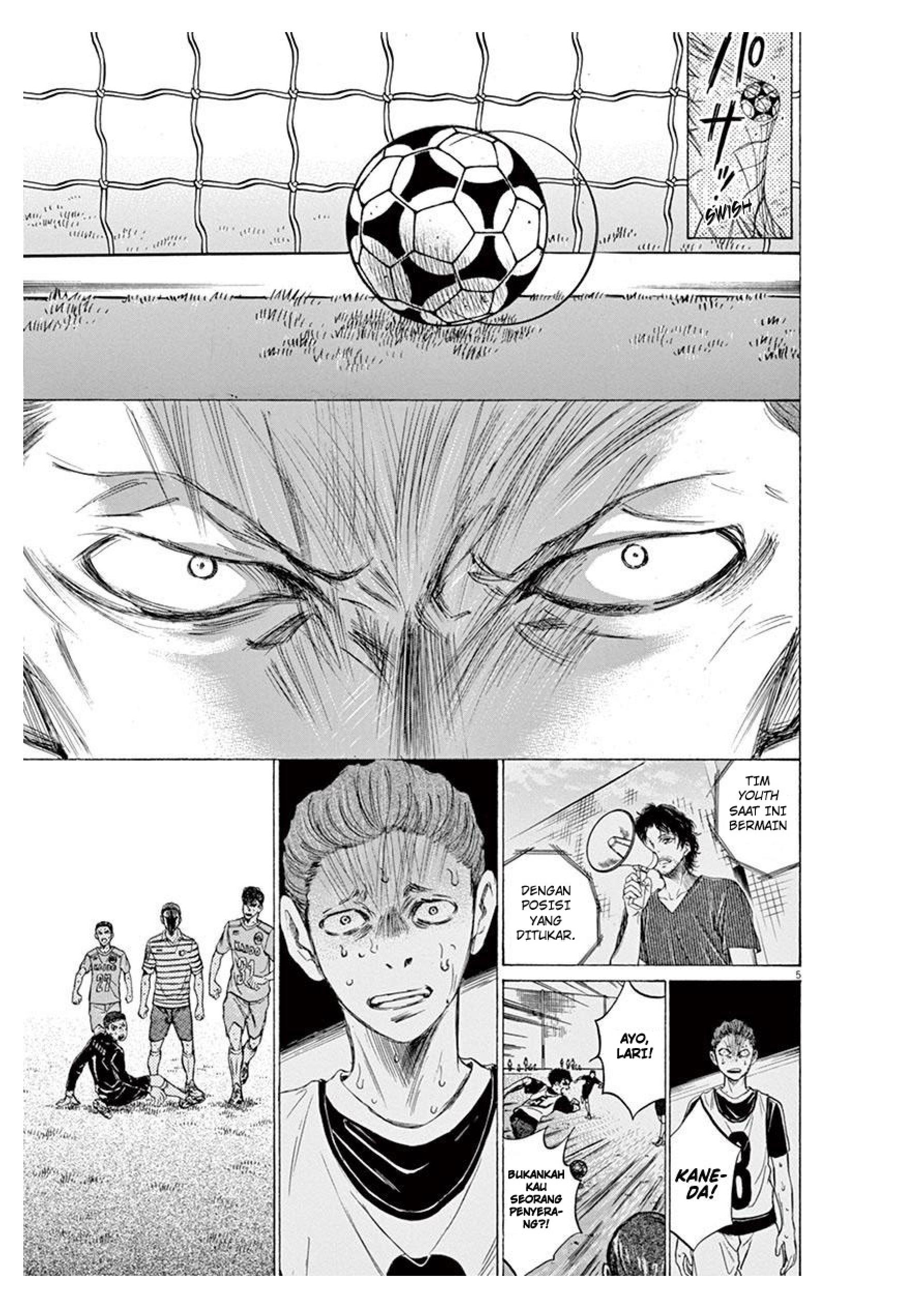 Aoashi Chapter 104 - halaman 5