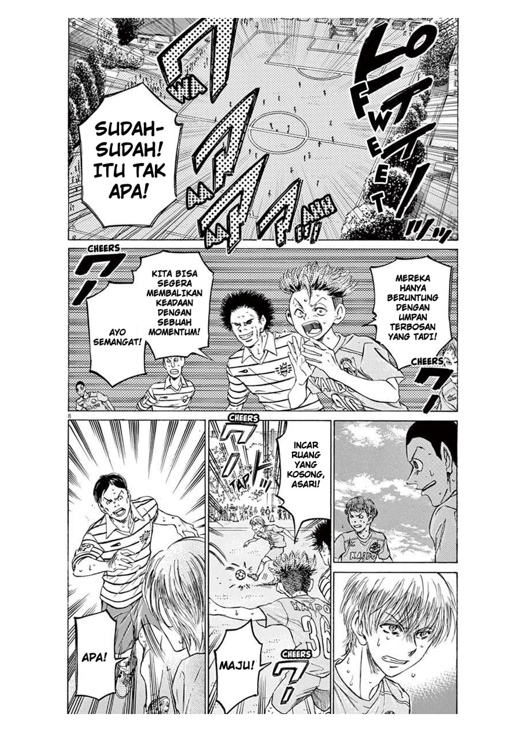 Aoashi Chapter 104 - halaman 8