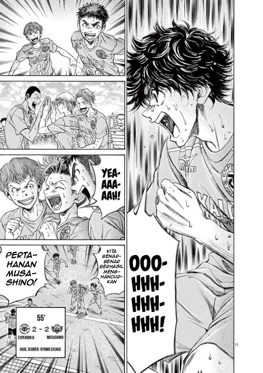 Aoashi Chapter 111 - halaman 15