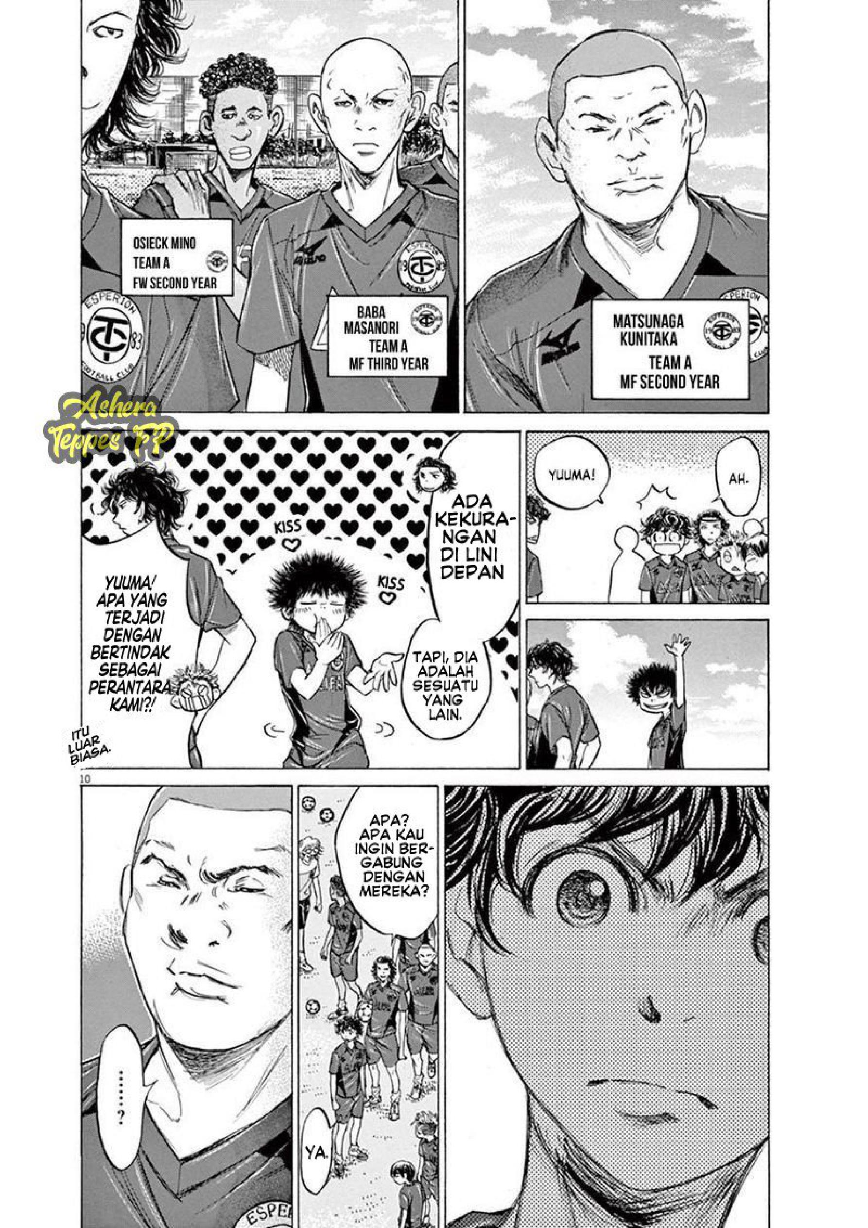 Aoashi Chapter 119 - halaman 10
