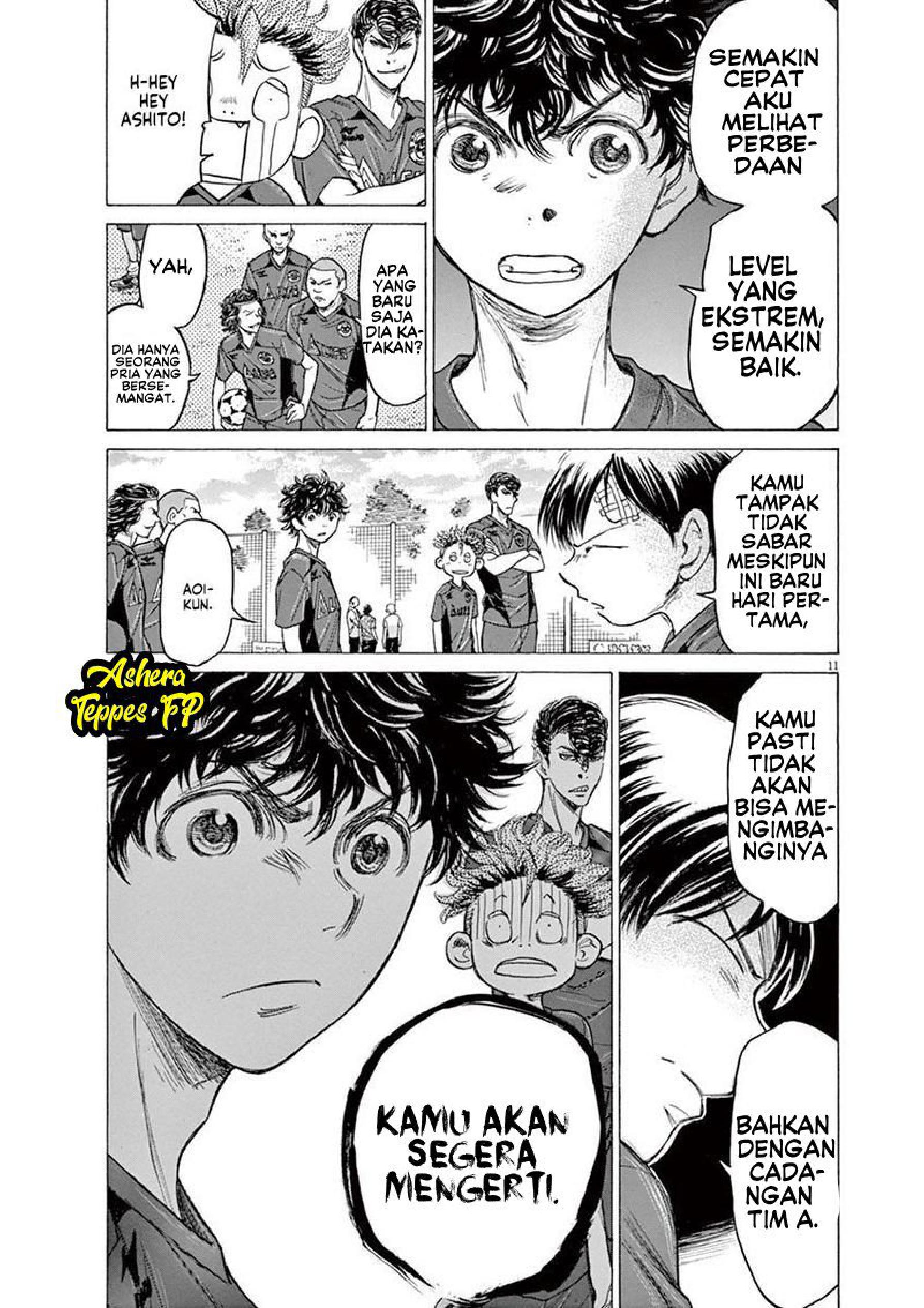 Aoashi Chapter 119 - halaman 11