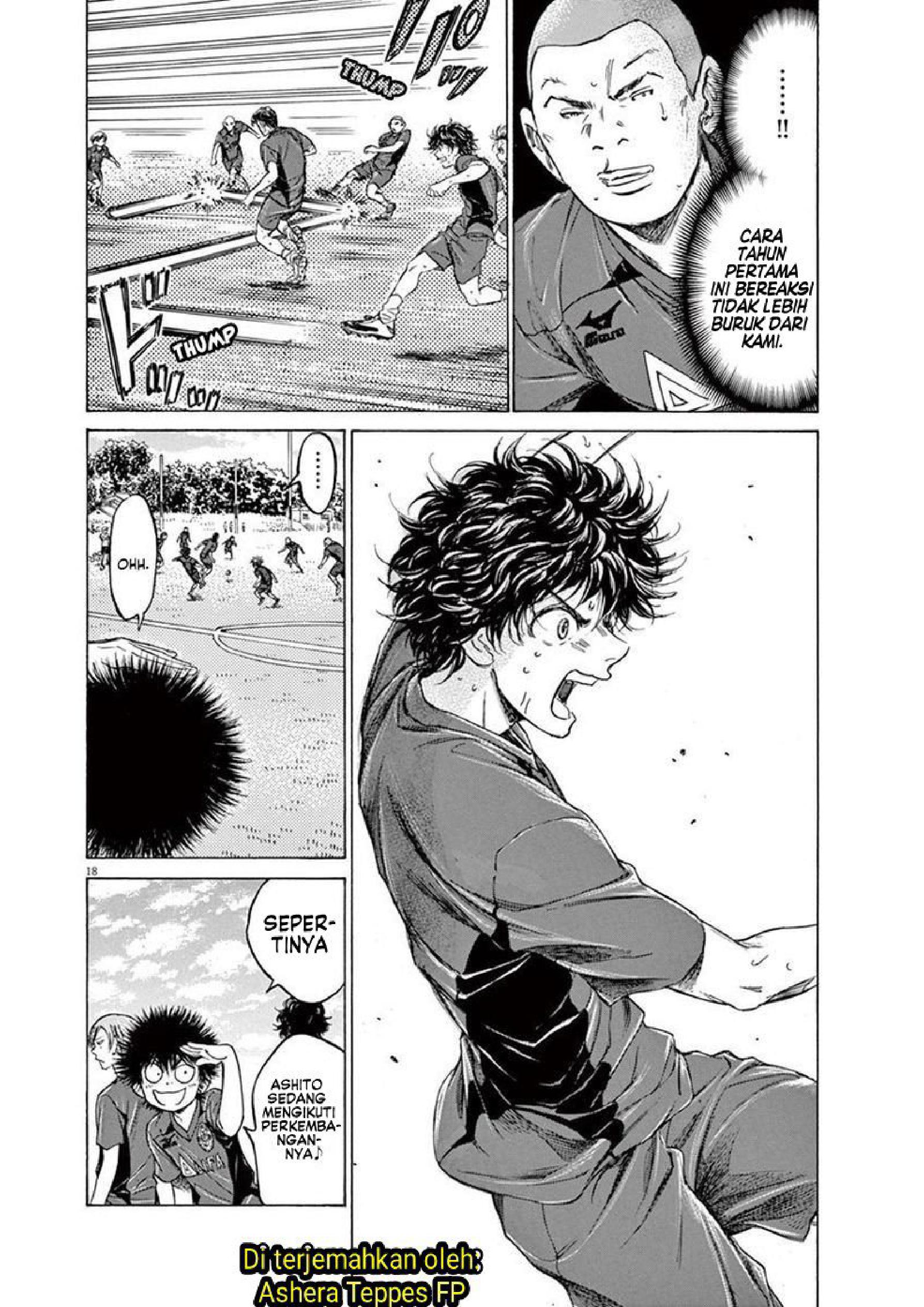 Aoashi Chapter 119 - halaman 18