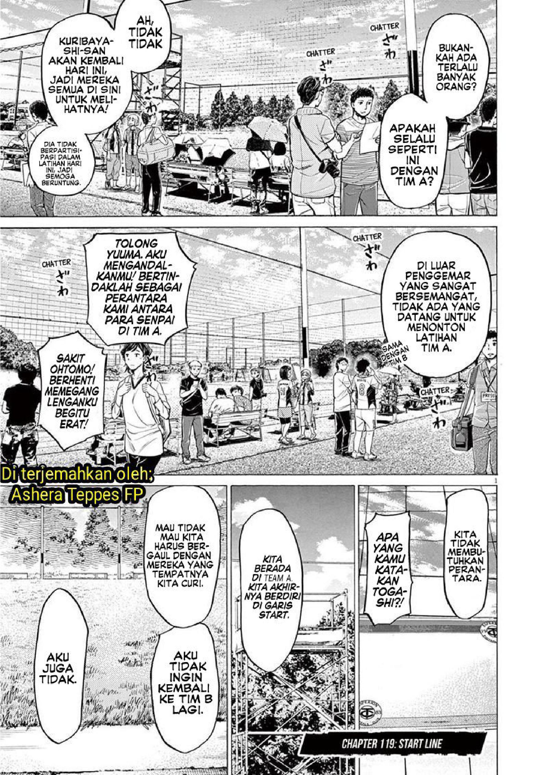 Aoashi Chapter 119 - halaman 2