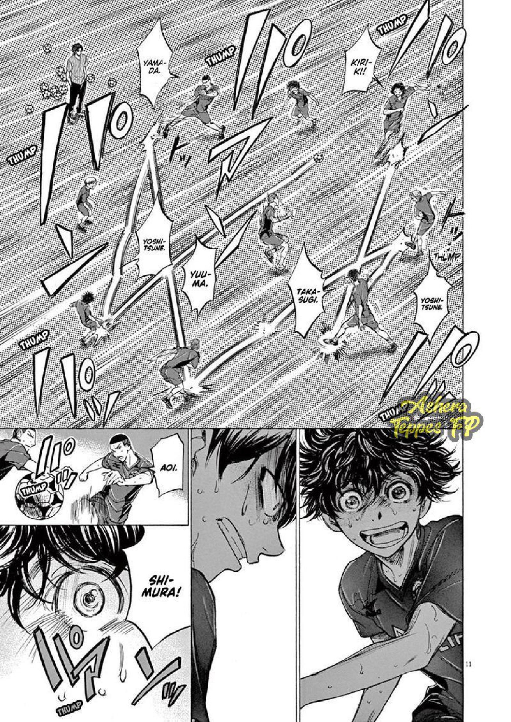 Aoashi Chapter 121 - halaman 13