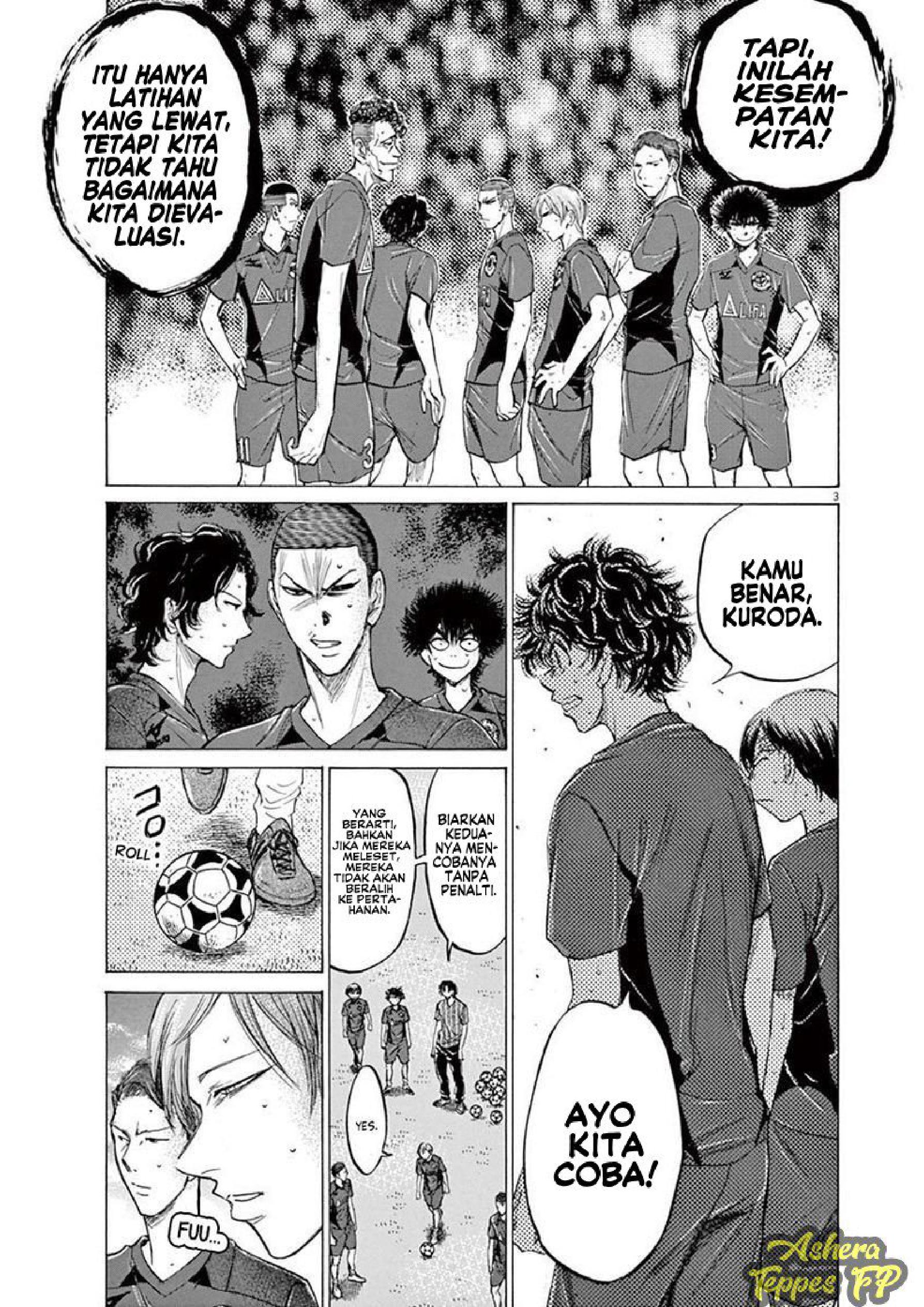 Aoashi Chapter 121 - halaman 4