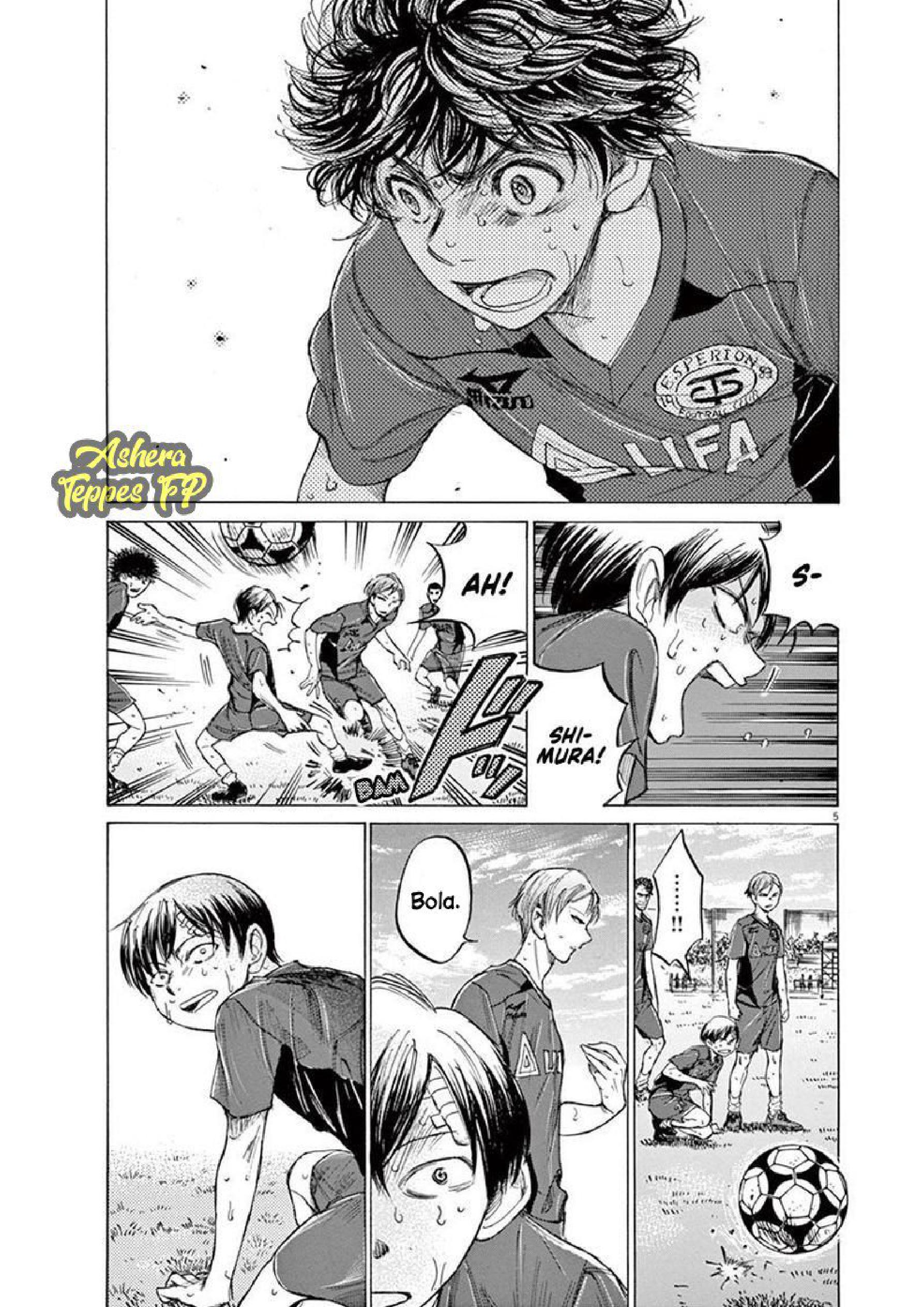 Aoashi Chapter 121 - halaman 6