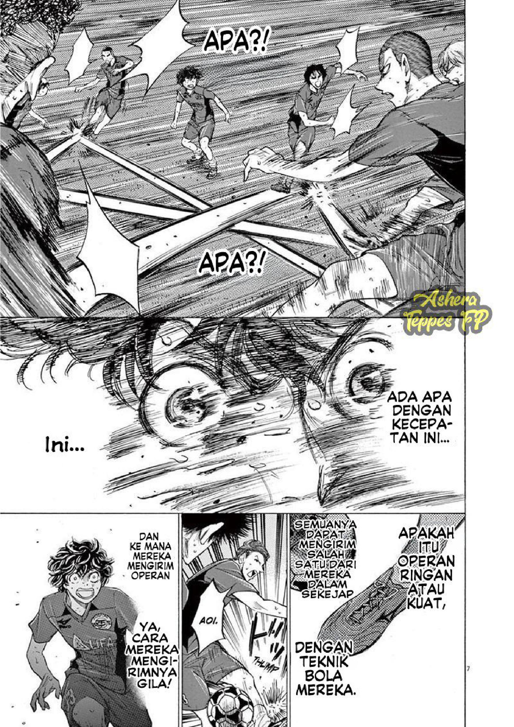 Aoashi Chapter 121 - halaman 8