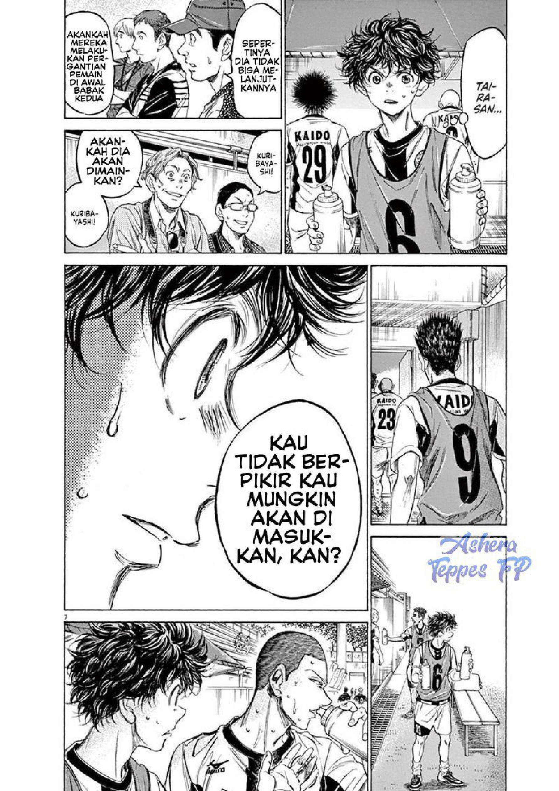 Aoashi Chapter 128 - halaman 9