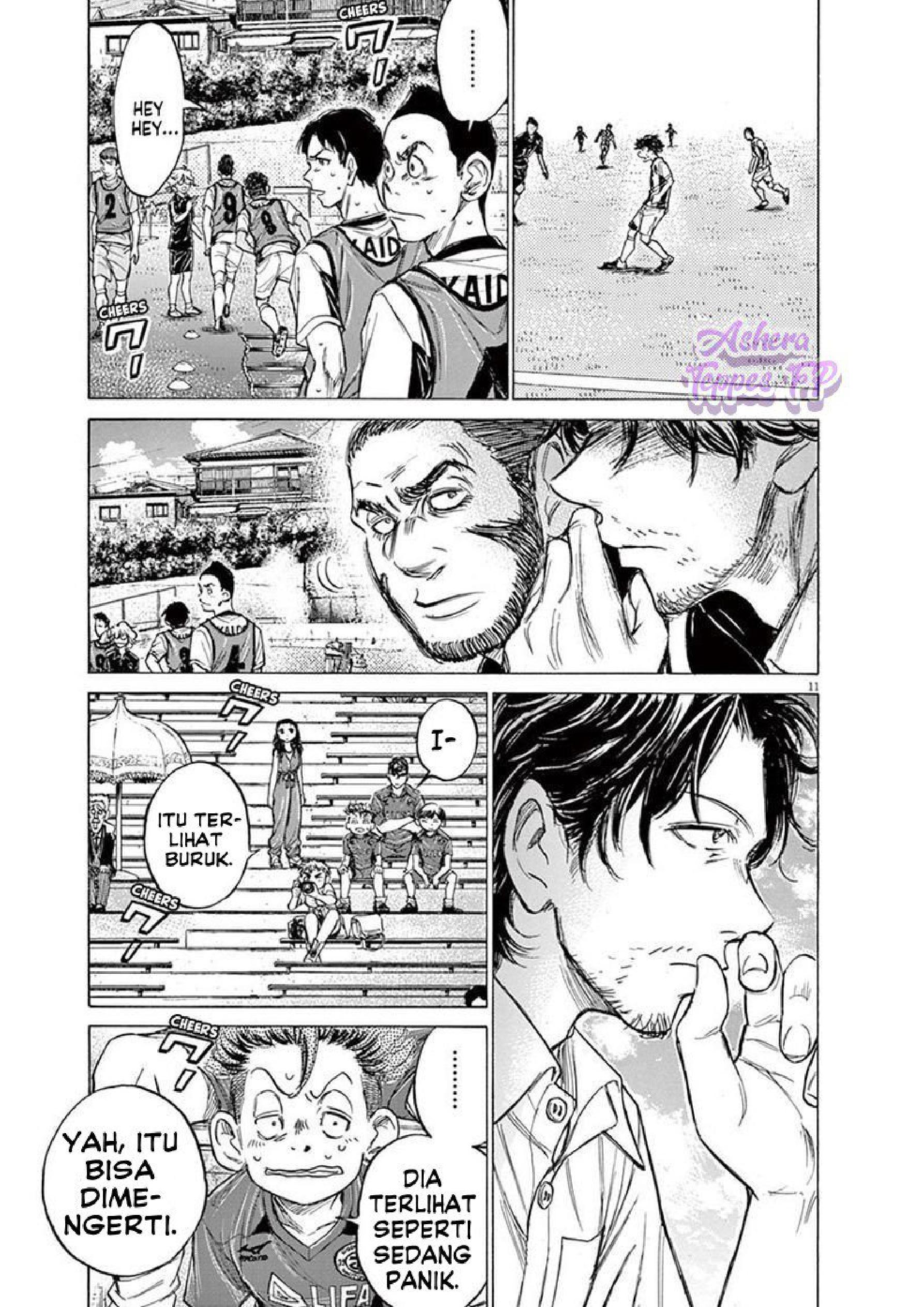 Aoashi Chapter 130 - halaman 13