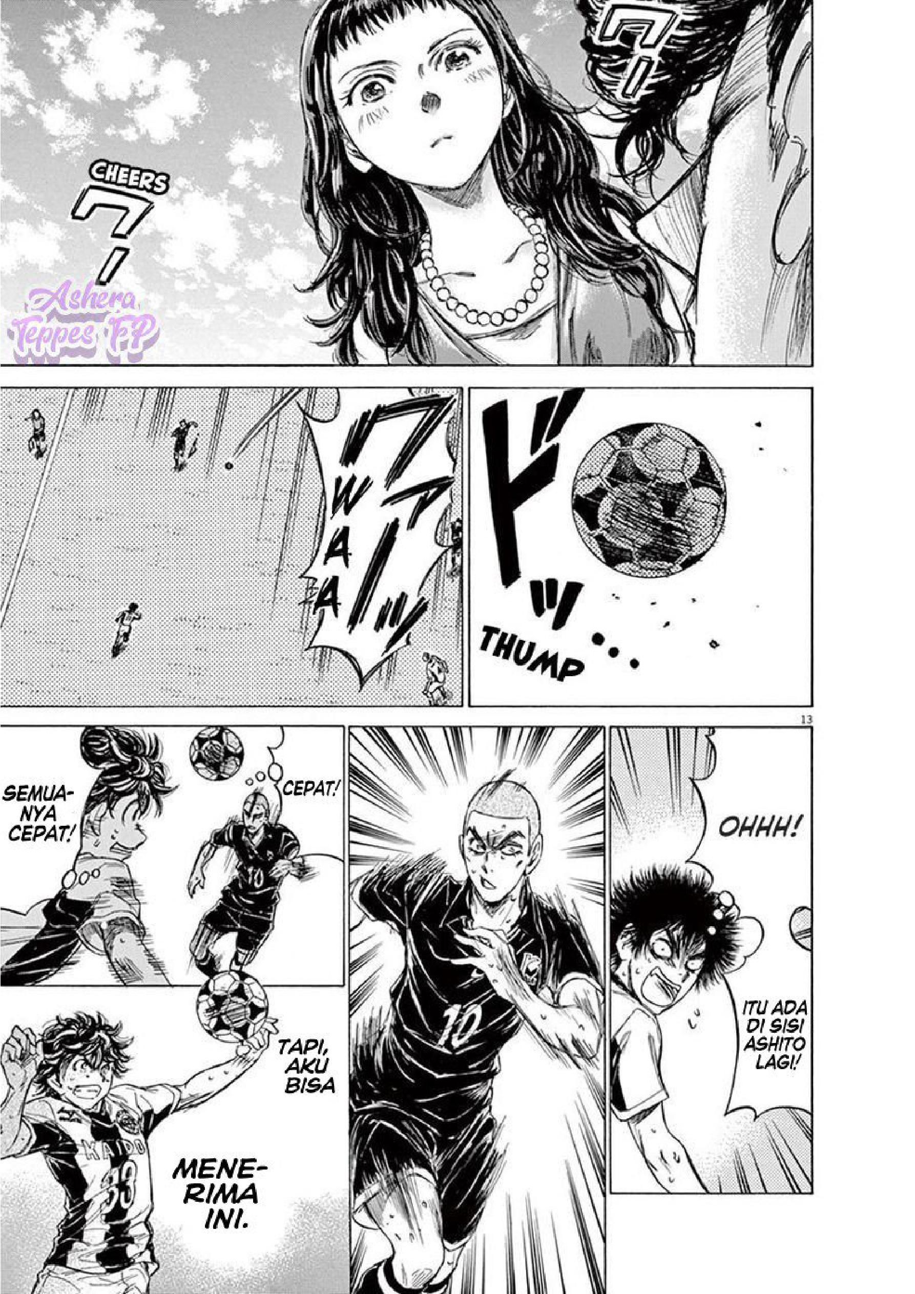 Aoashi Chapter 130 - halaman 15