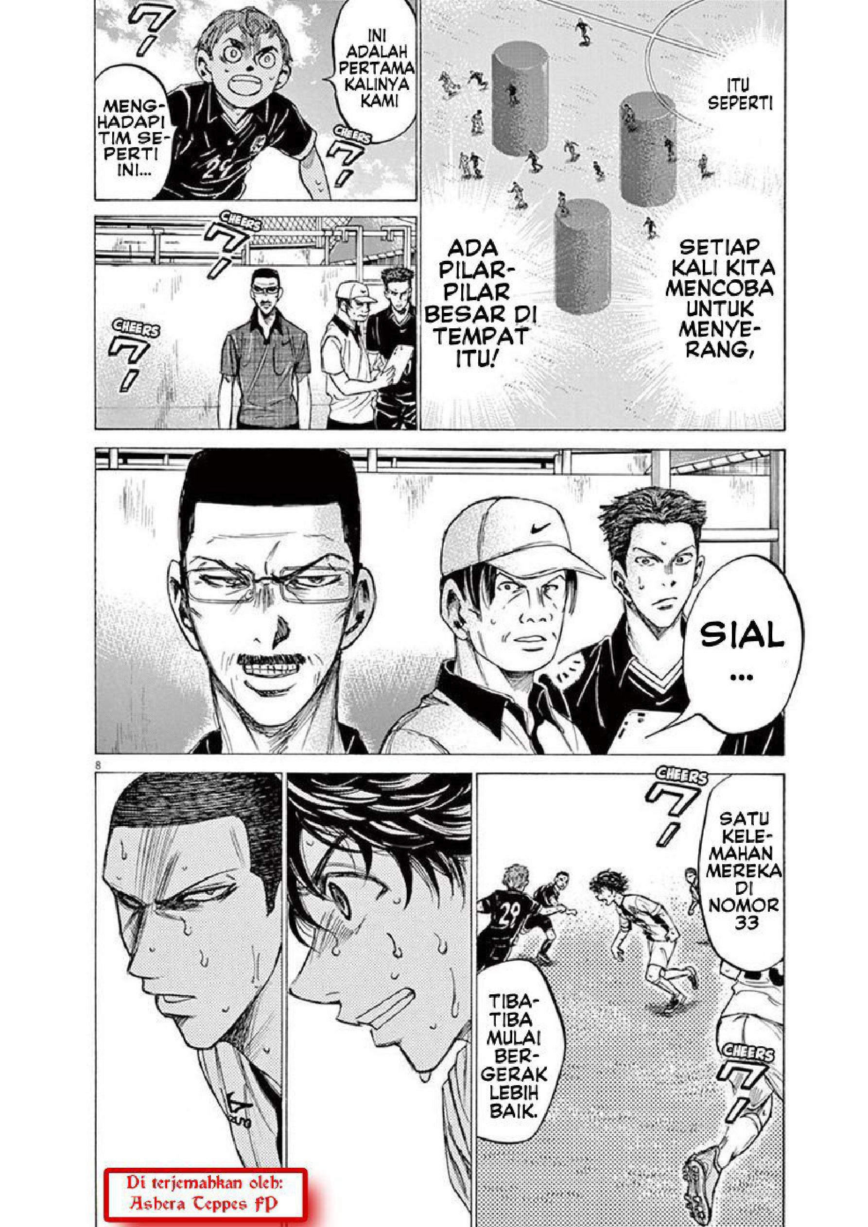 Aoashi Chapter 133 - halaman 9