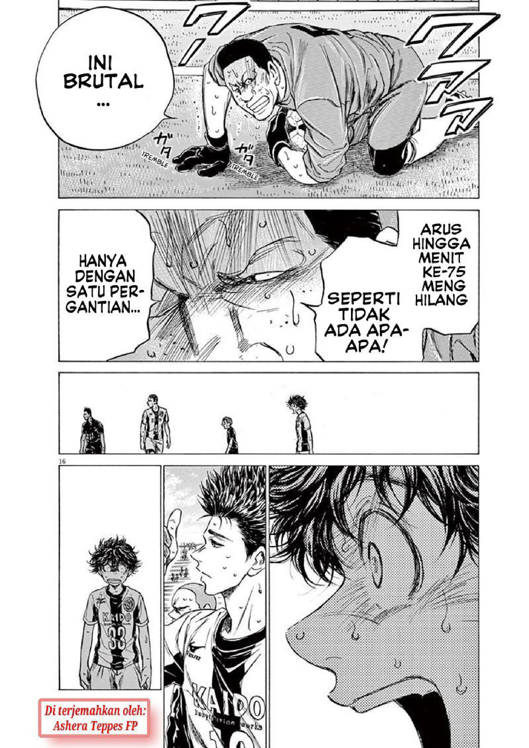 Aoashi Chapter 134 - halaman 17