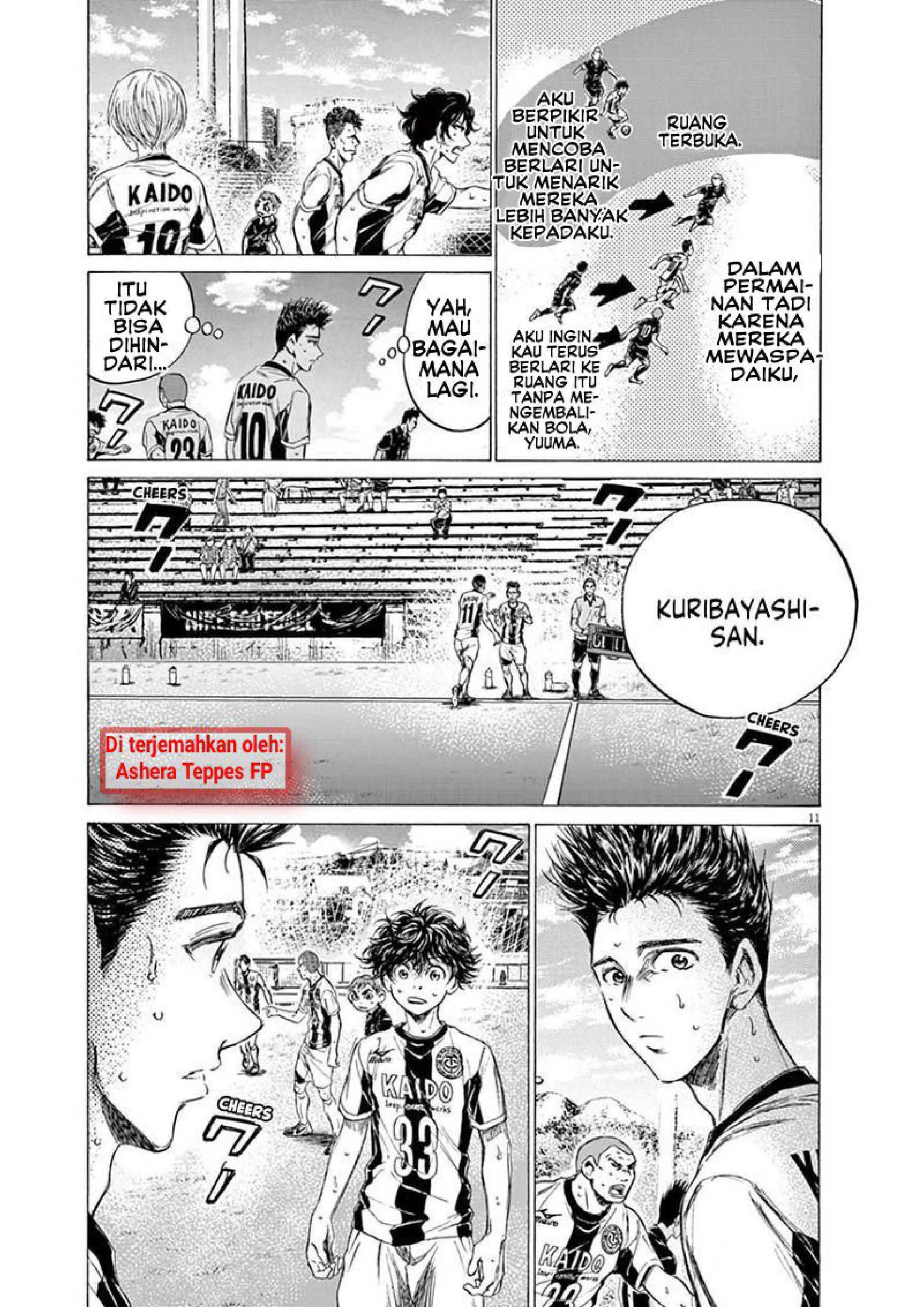 Aoashi Chapter 135 - halaman 12