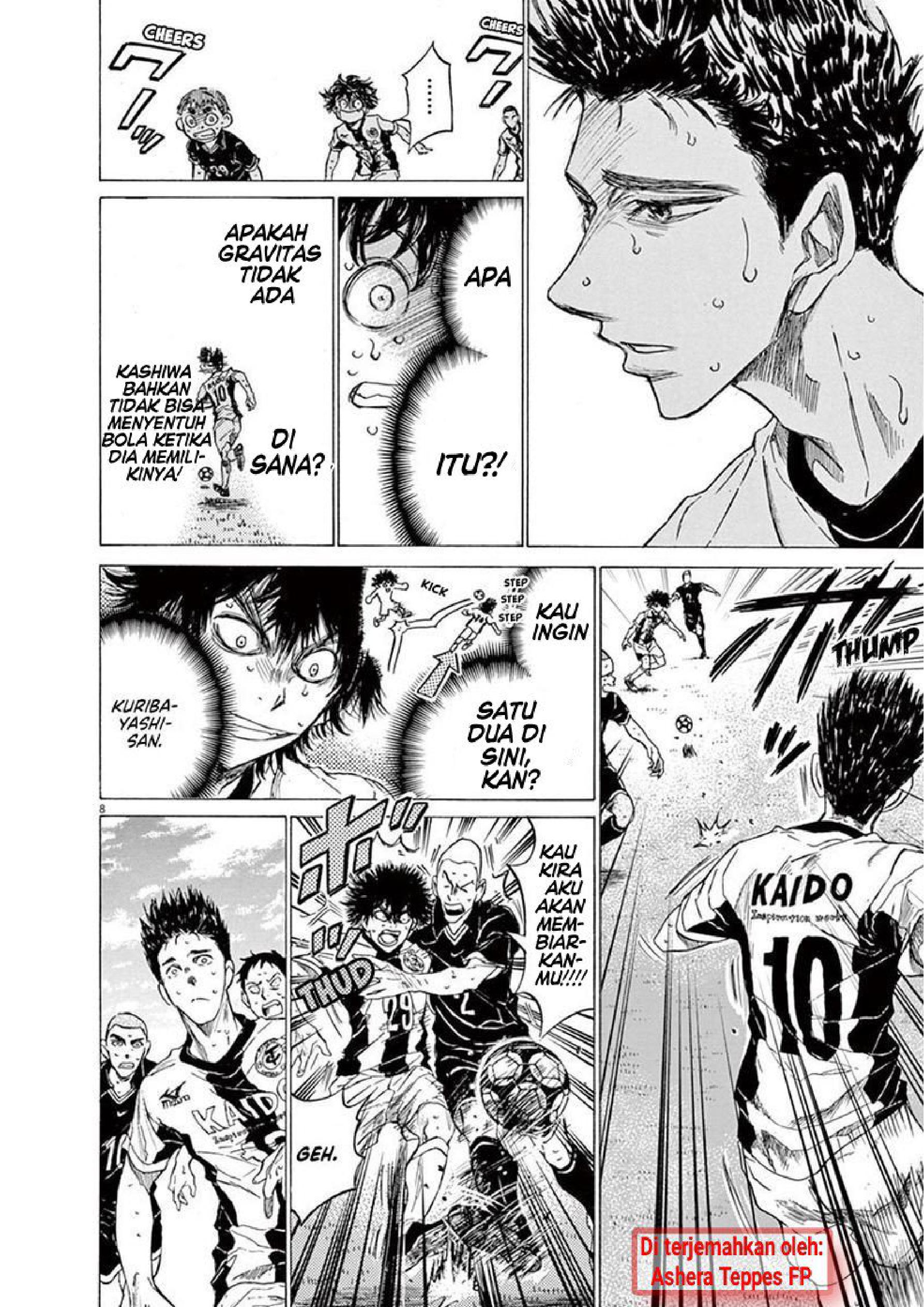 Aoashi Chapter 135 - halaman 9