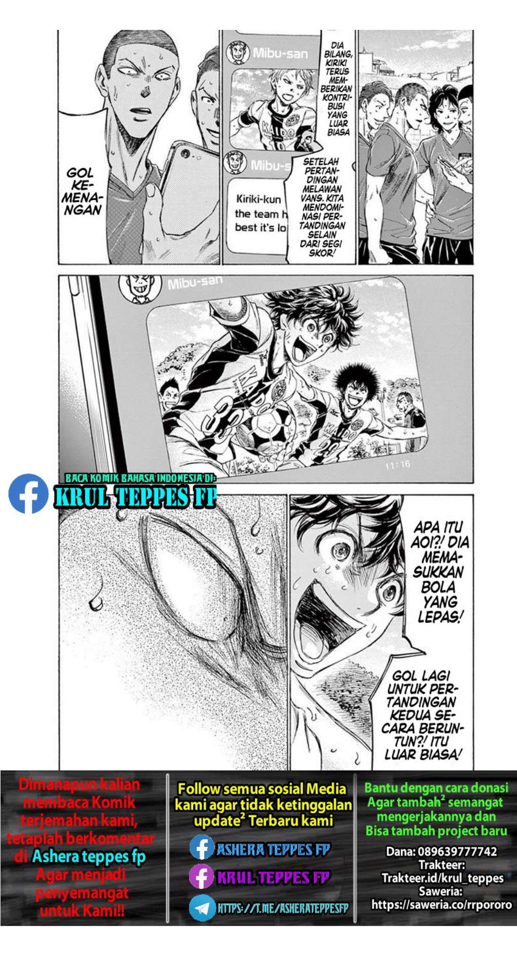 Aoashi Chapter 170 - halaman 24
