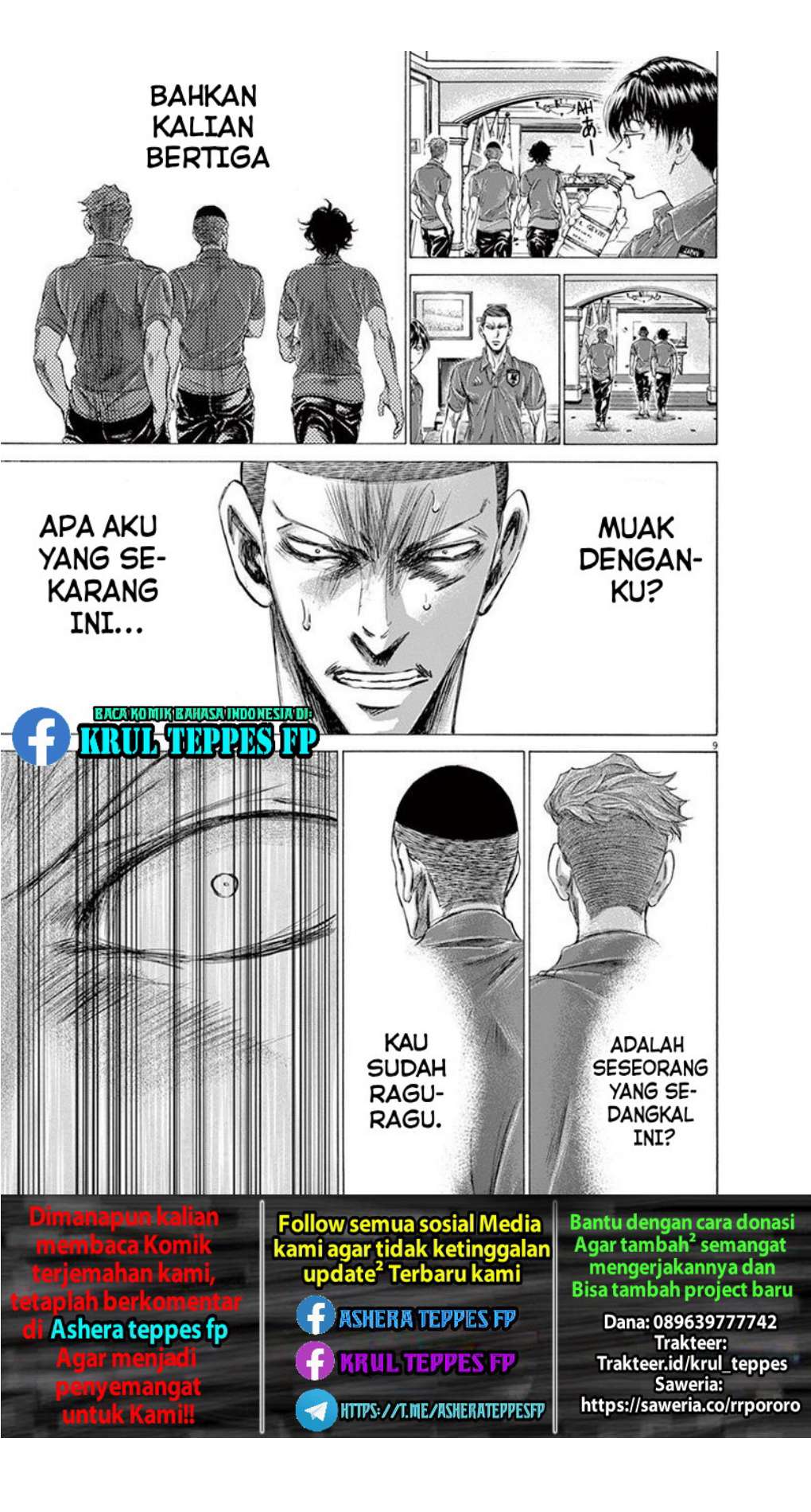 Aoashi Chapter 172 - halaman 11