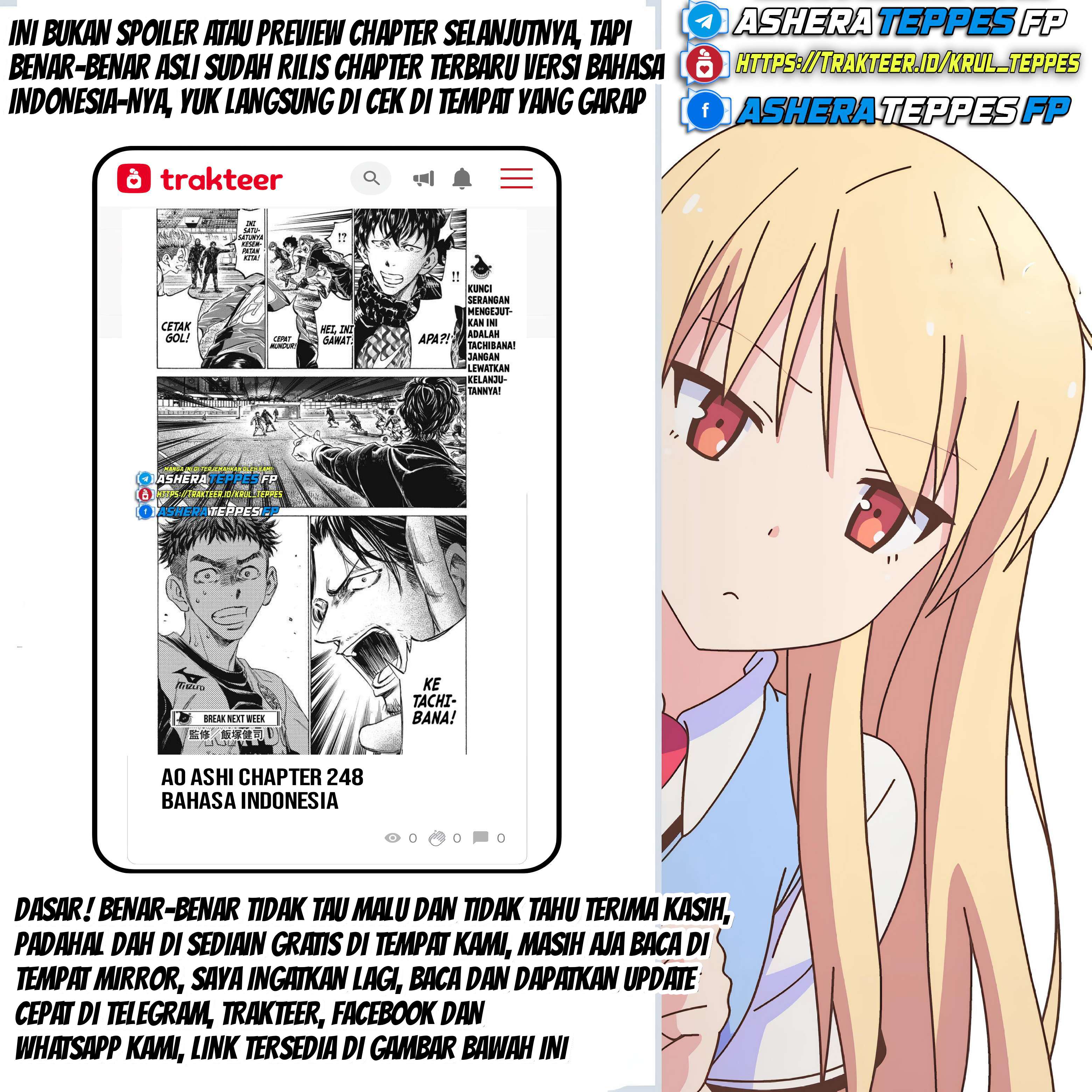 Aoashi Chapter 62 - halaman 25