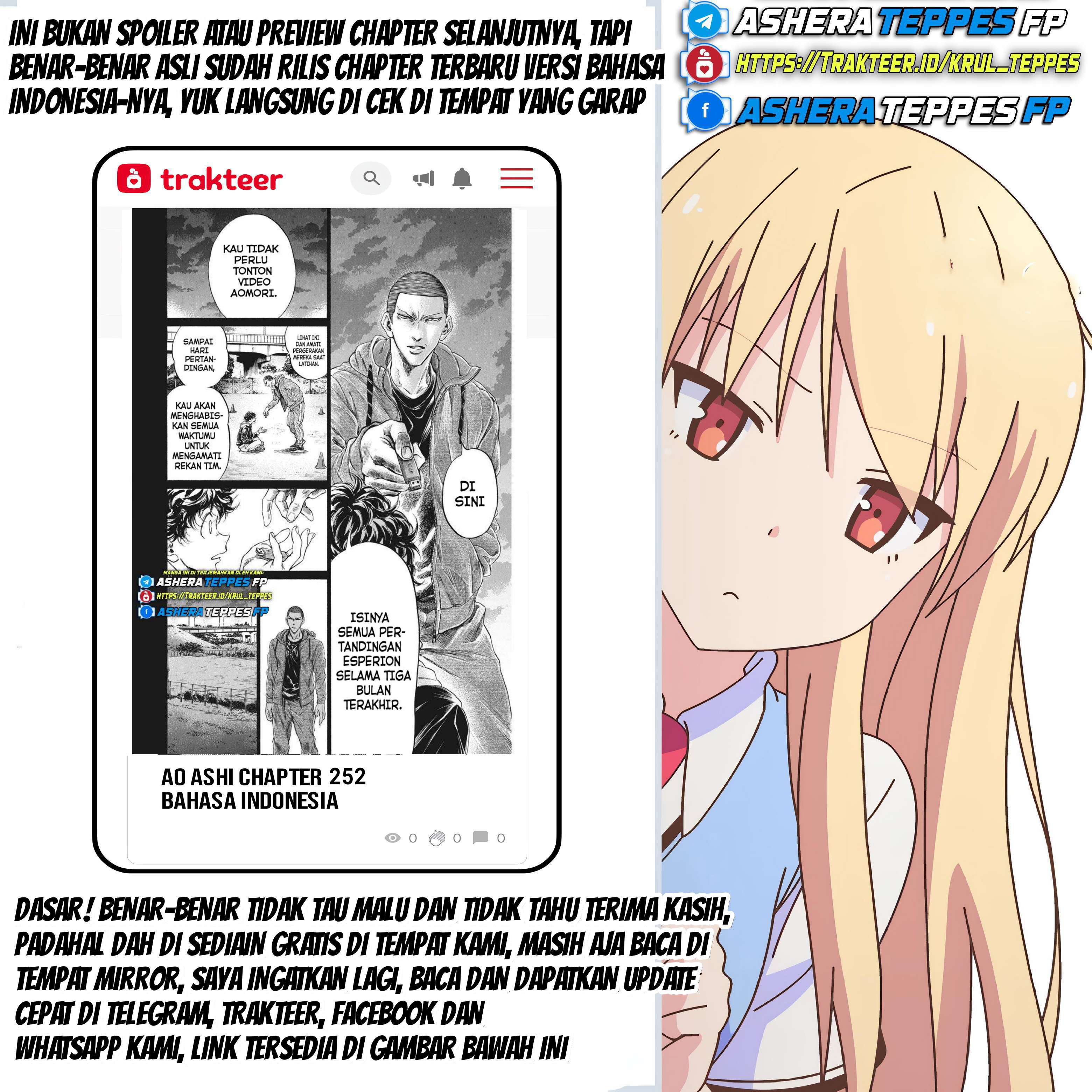 Aoashi Chapter 63 - halaman 22