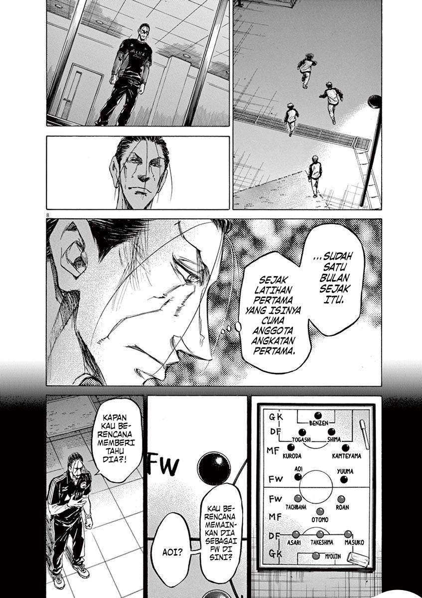 Aoashi Chapter 63 - halaman 9