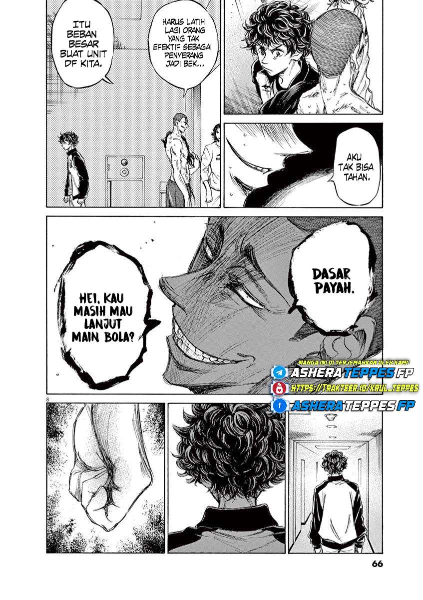 Aoashi Chapter 65 - halaman 9