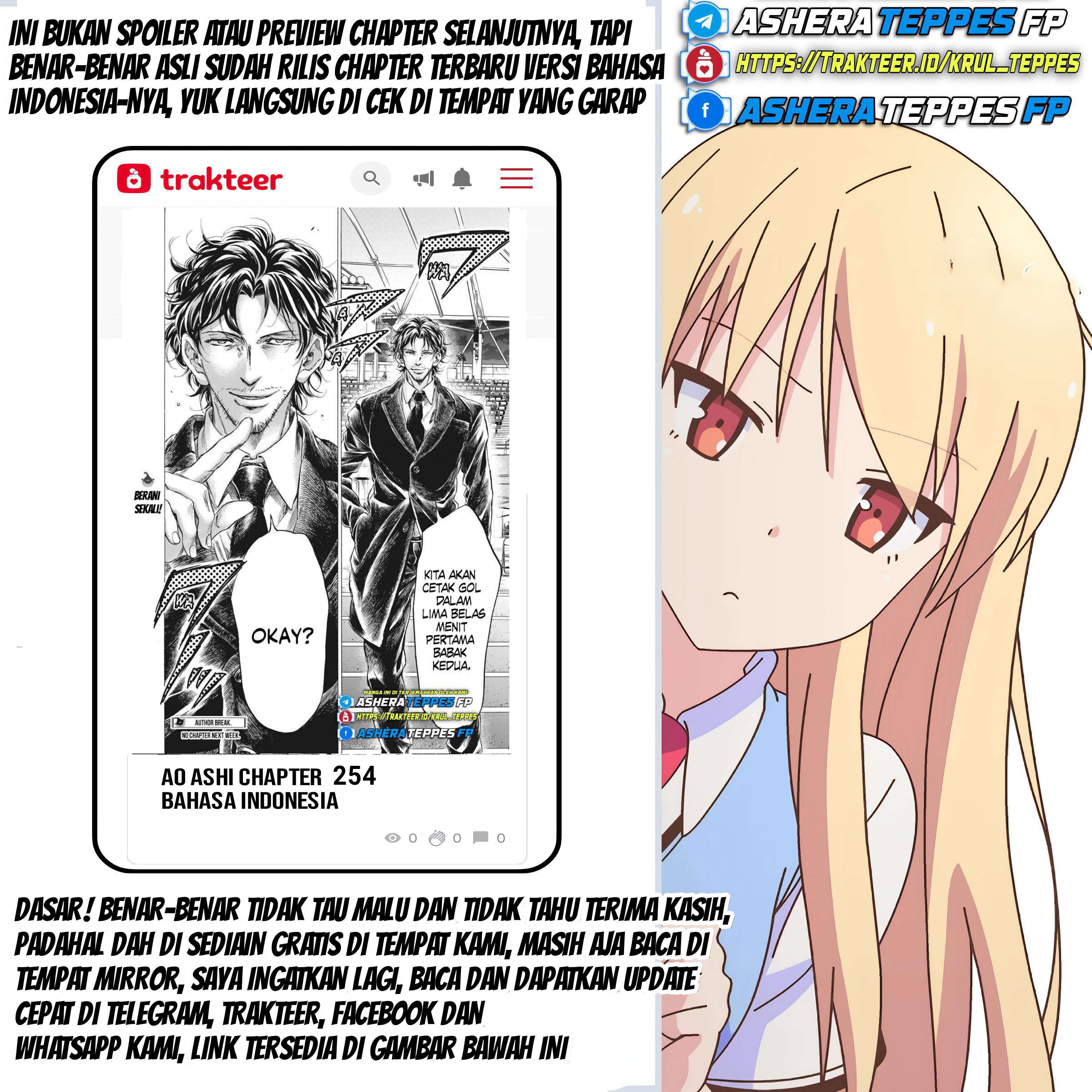 Aoashi Chapter 66 - halaman 24